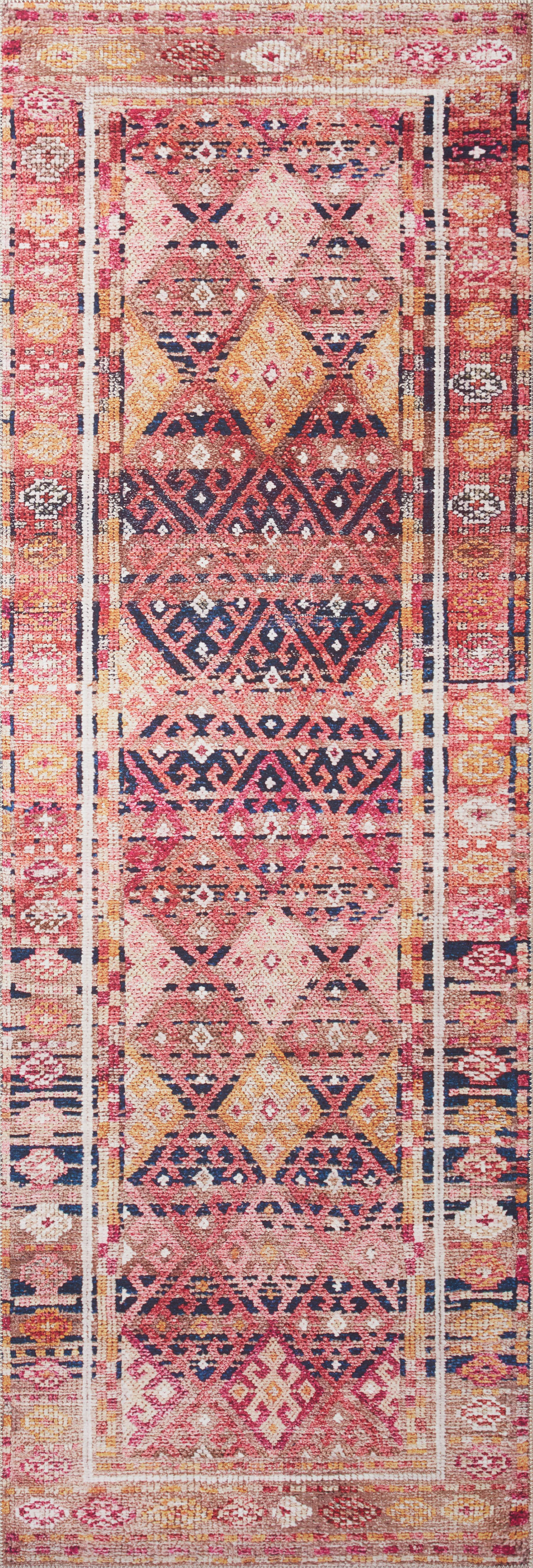 Loloi Layla LAY-15 Magenta / Multi Area Rug