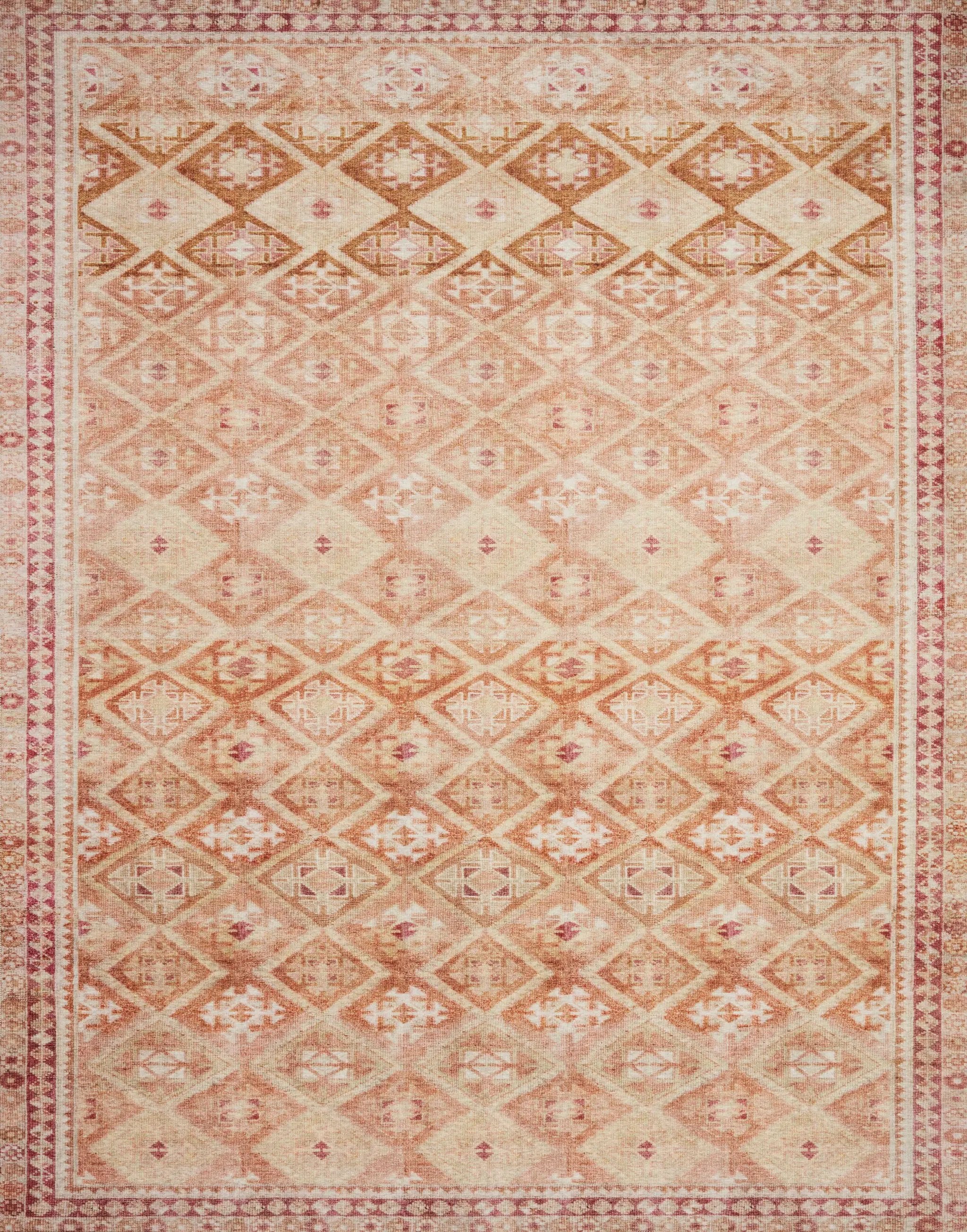 Layla LAY-16 Natural / Spice Area Rug by Loloi