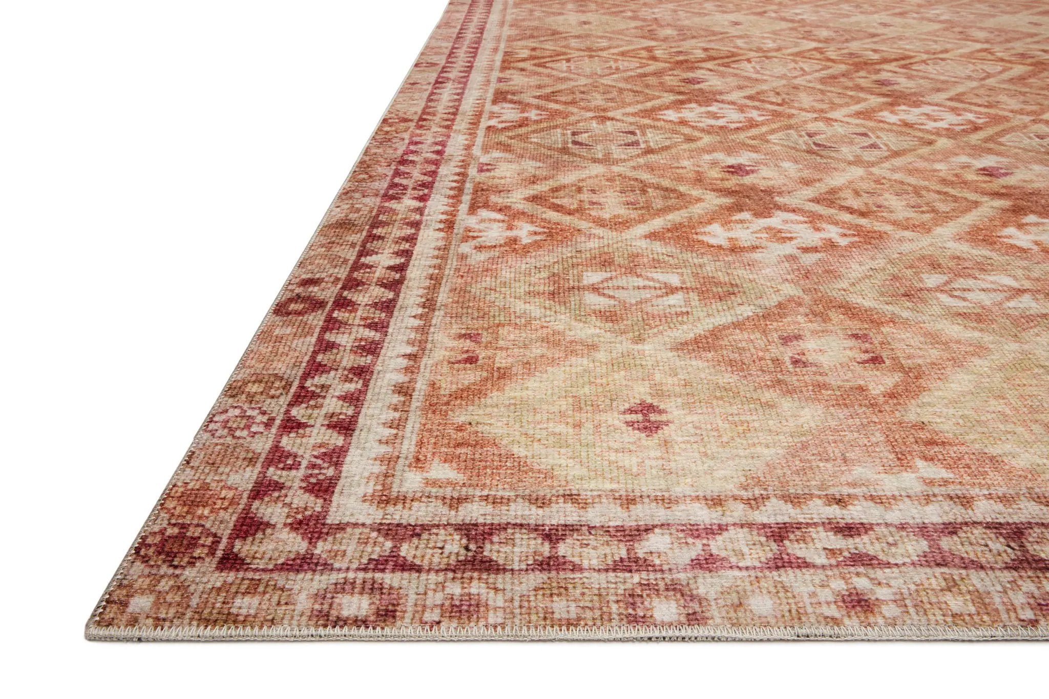 Layla LAY-16 Natural / Spice Area Rug by Loloi