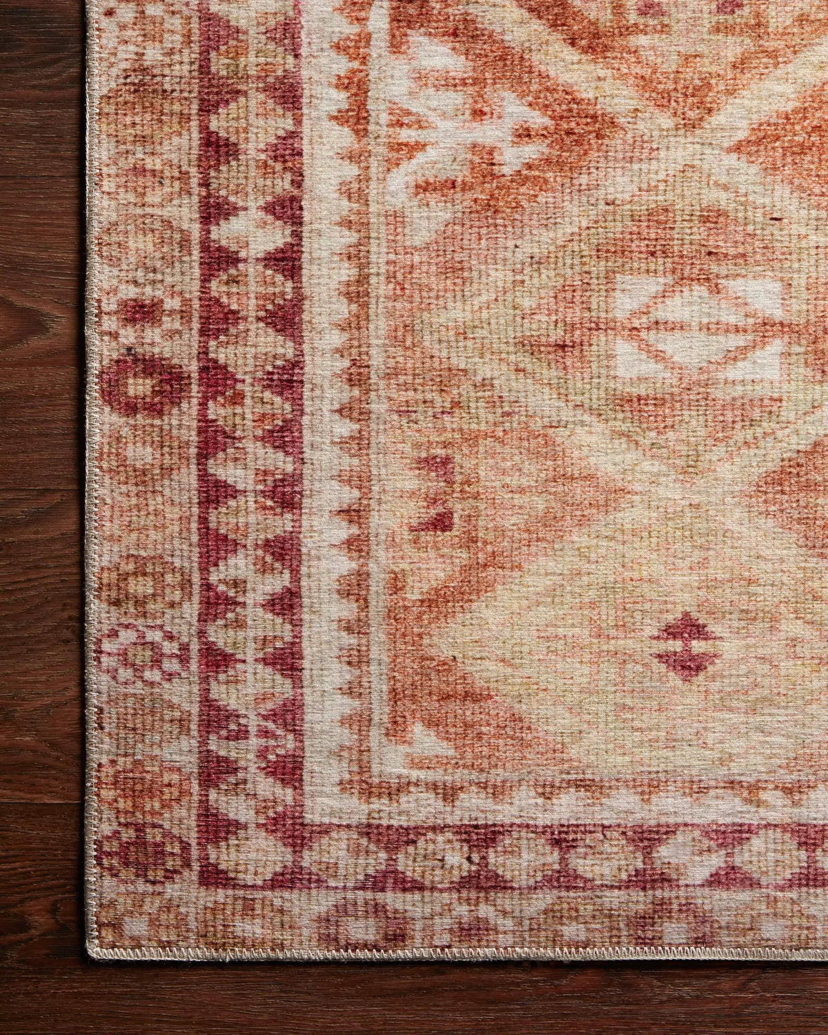 Layla LAY-16 Natural / Spice Area Rug by Loloi