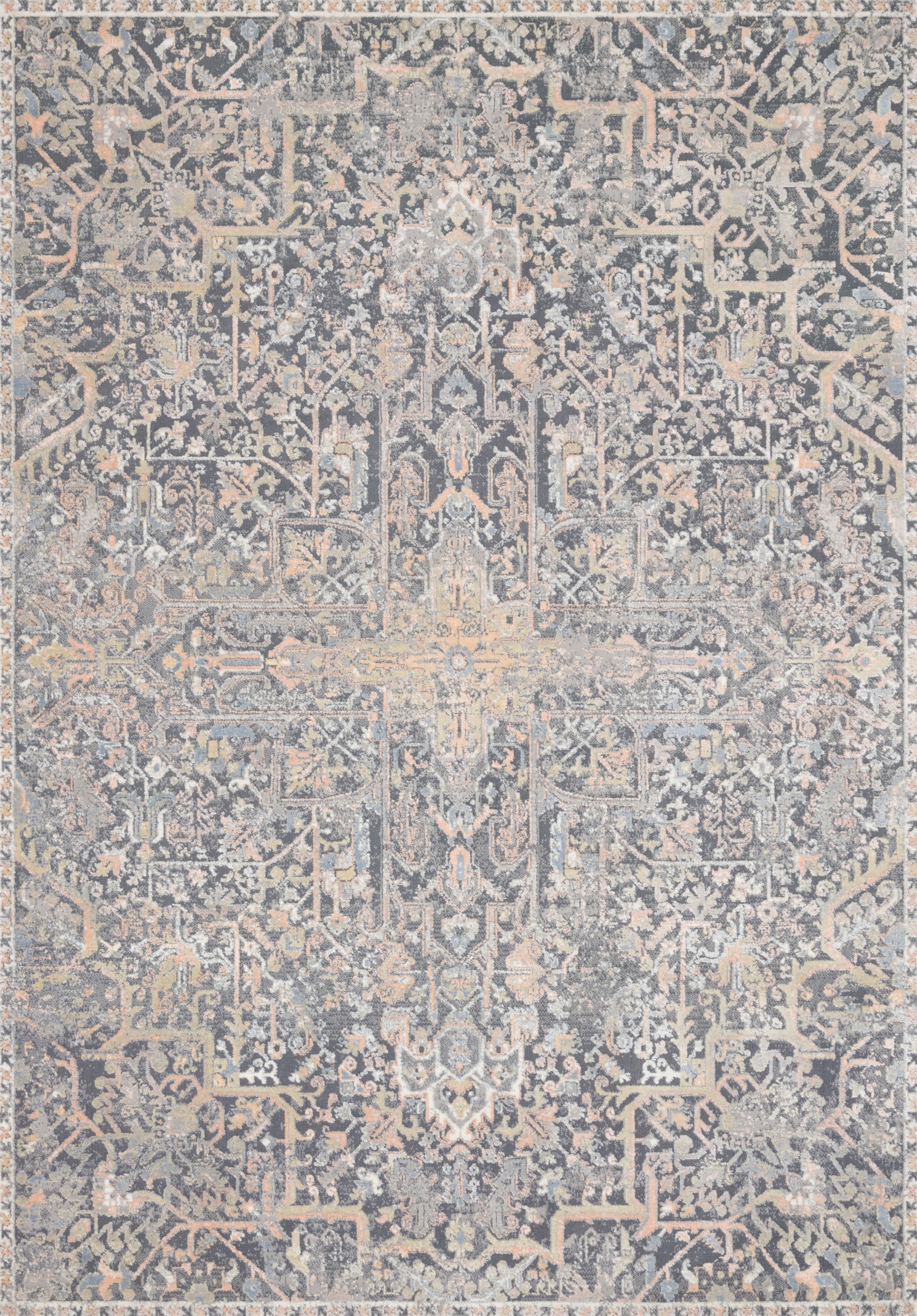 Loloi Lucia LUC-02 Charcoal / Multi Area Rug