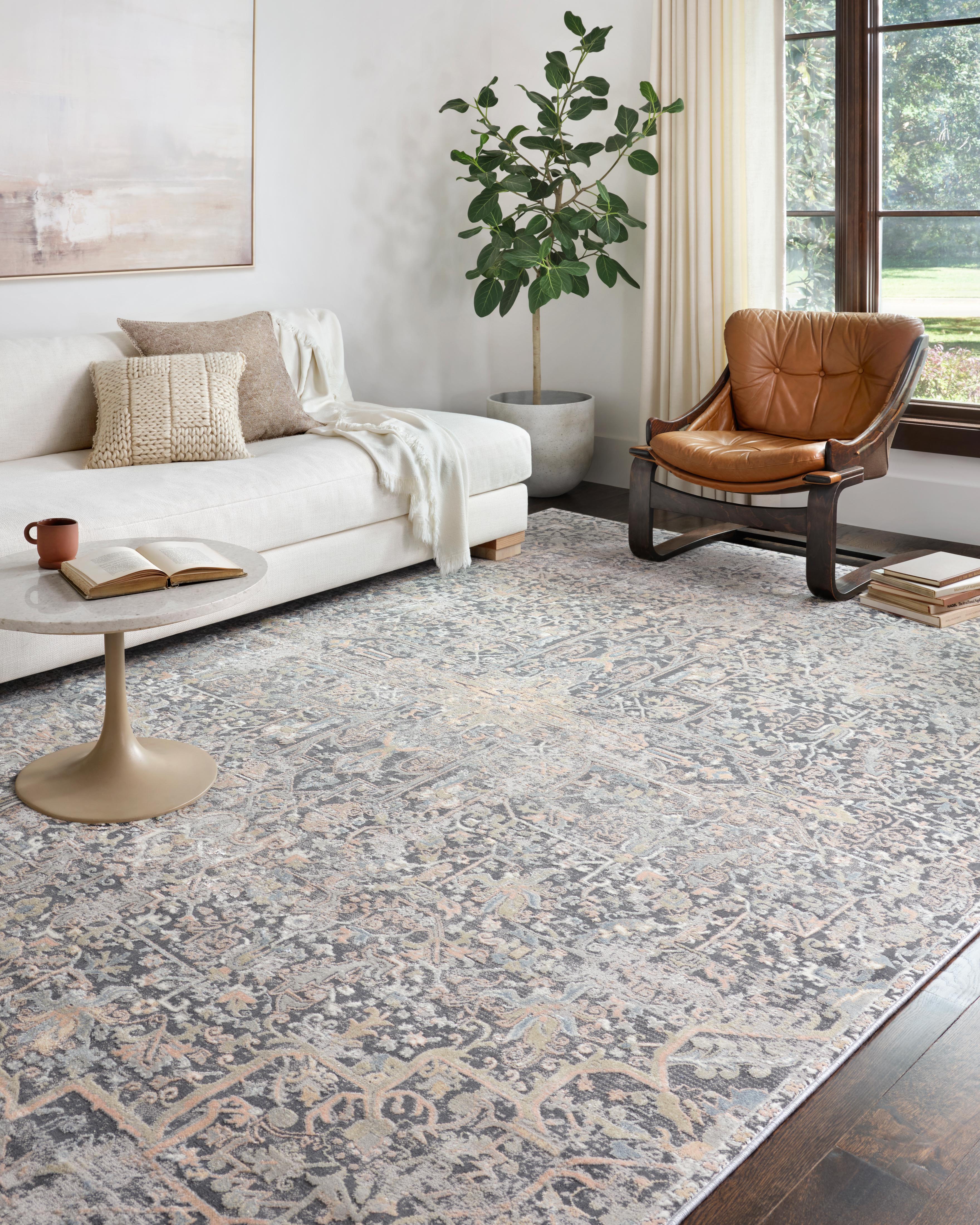 Loloi Lucia LUC-02 Charcoal / Multi Area Rug