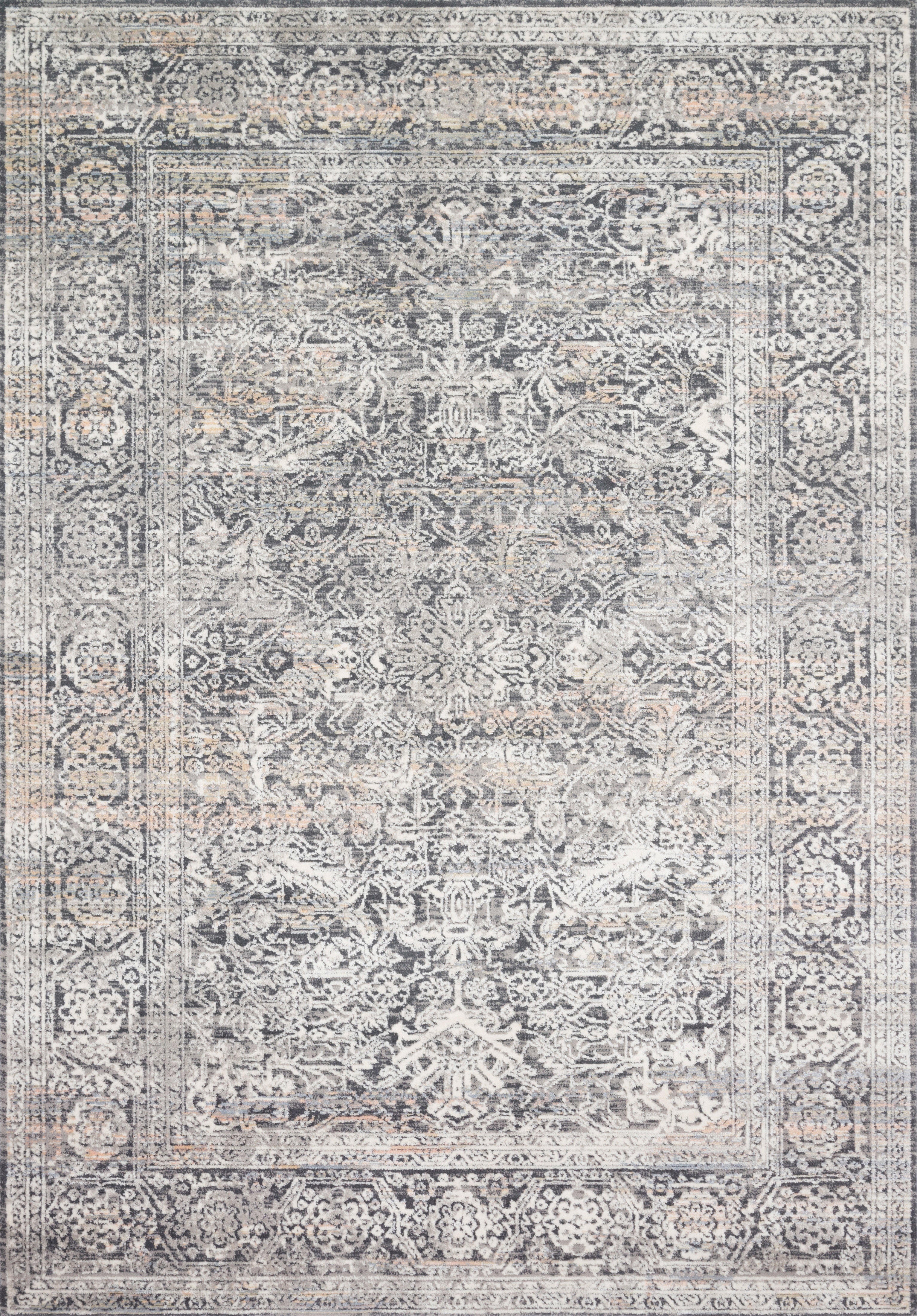Loloi Lucia LUC-03 Steel / Ivory Area Rug