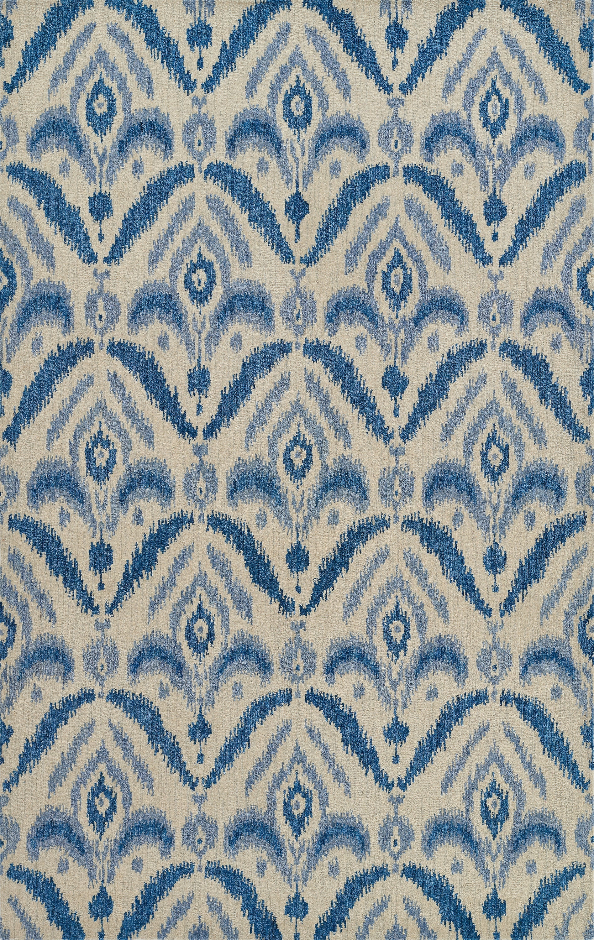 Momeni Leiden LEI-3 Blue Hand Tufted Area Rug
