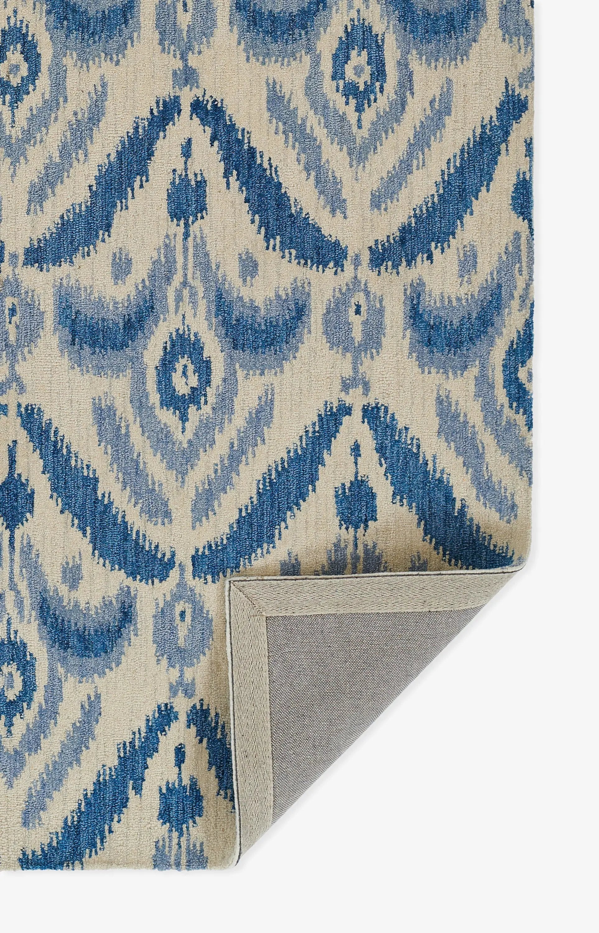 Leiden LEI-3 Blue Area Rug by Momeni