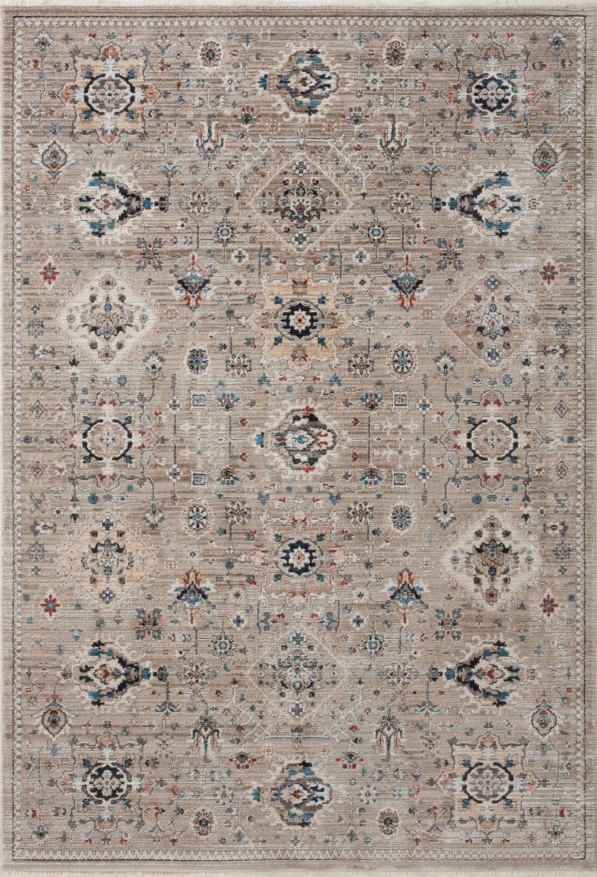 Leigh LEI-02 Dove / Multi Area Rug by Loloi