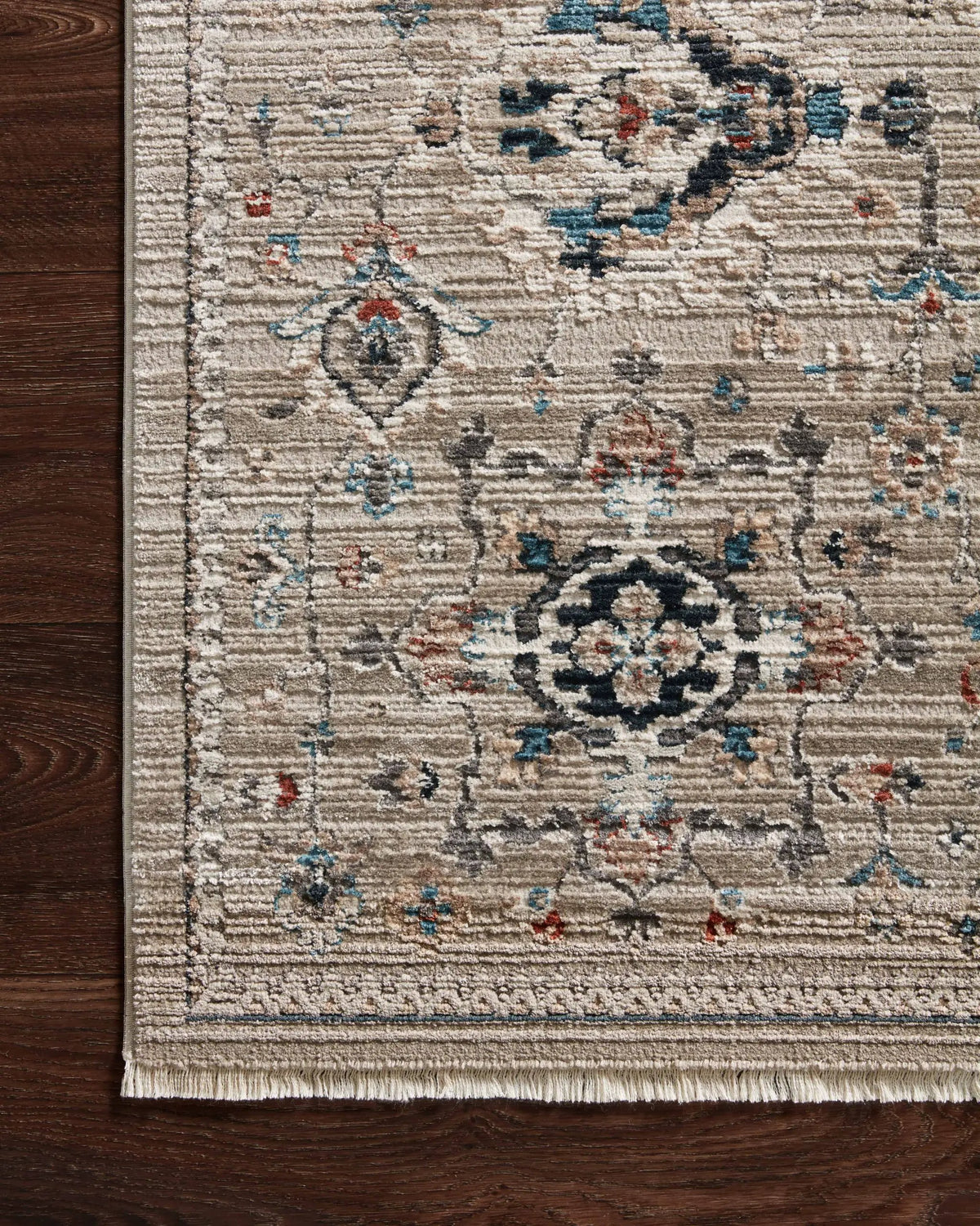 Leigh LEI-02 Dove / Multi Area Rug by Loloi