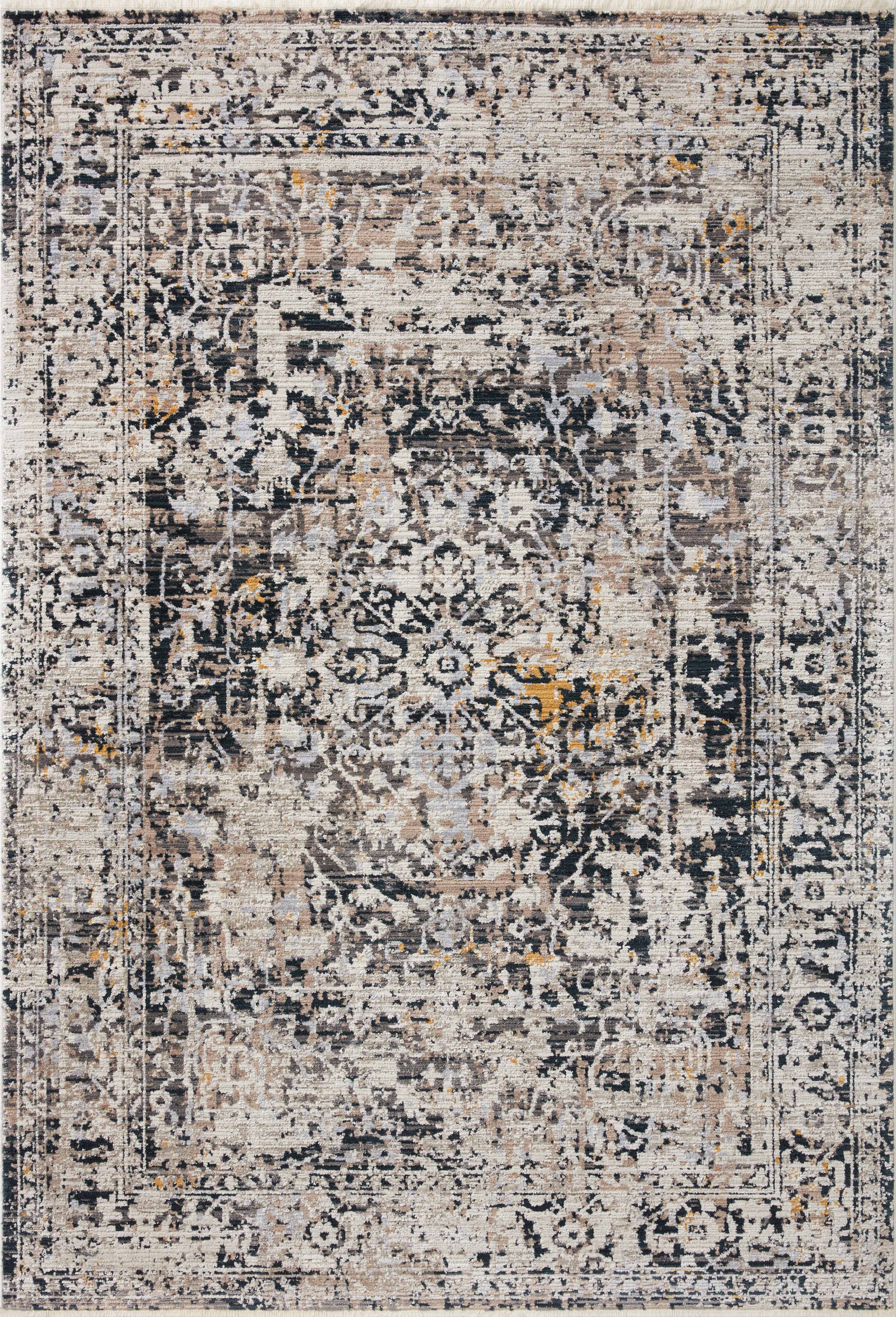 Loloi Leigh LEI-03 Charcoal / Taupe Area Rug