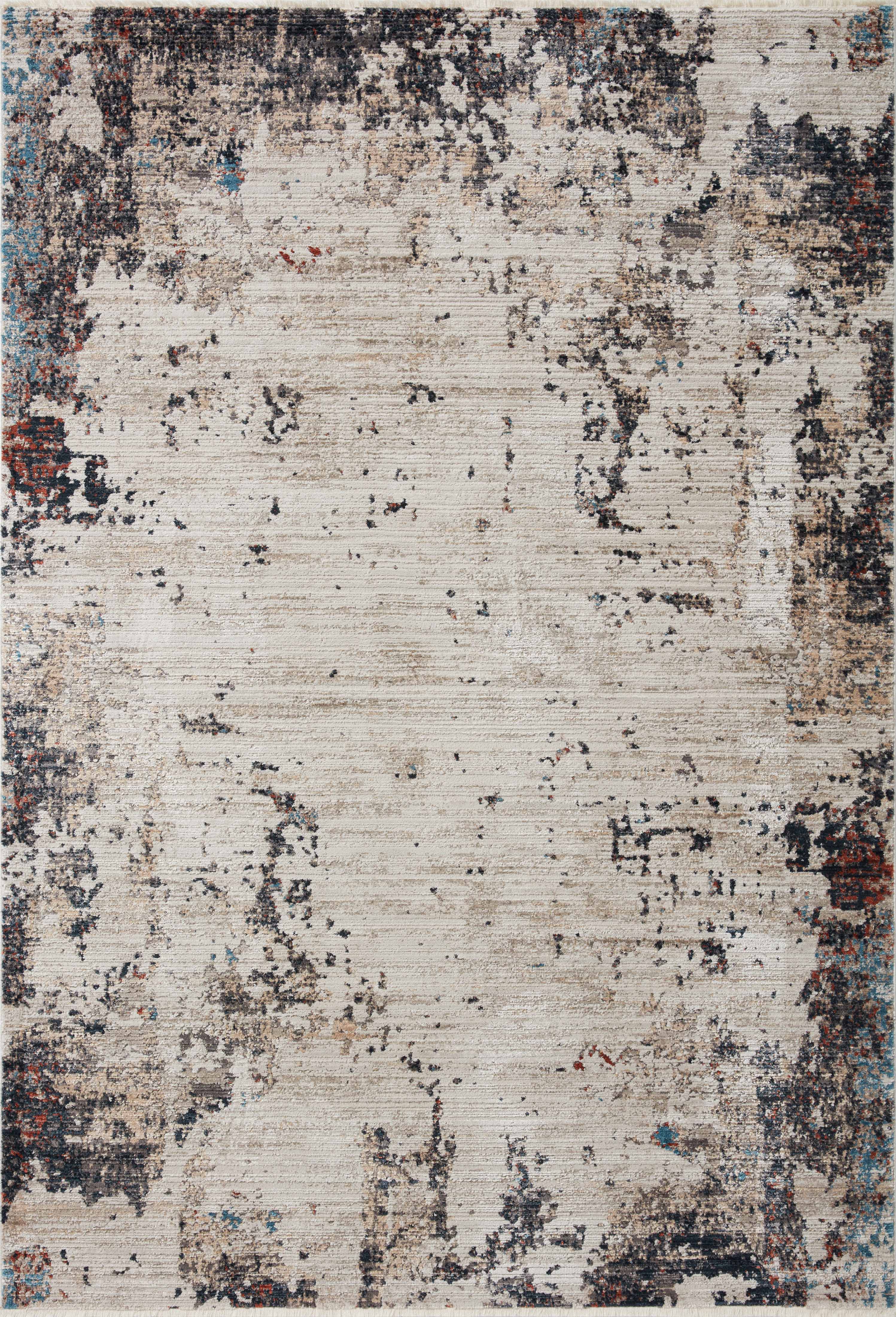 Loloi Leigh LEI-05 Ivory / Charcoal Area Rug