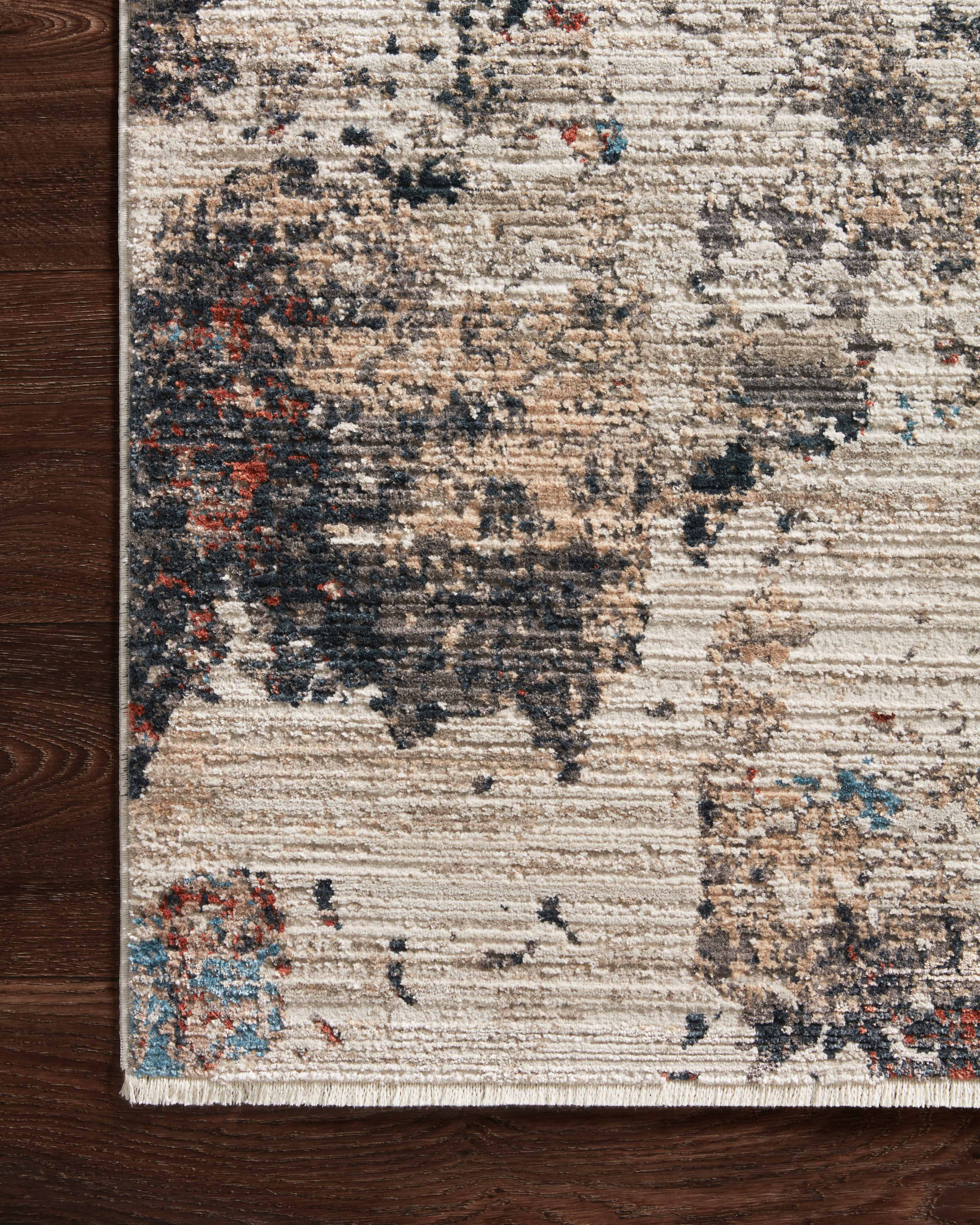 Loloi Leigh LEI-05 Ivory / Charcoal Area Rug