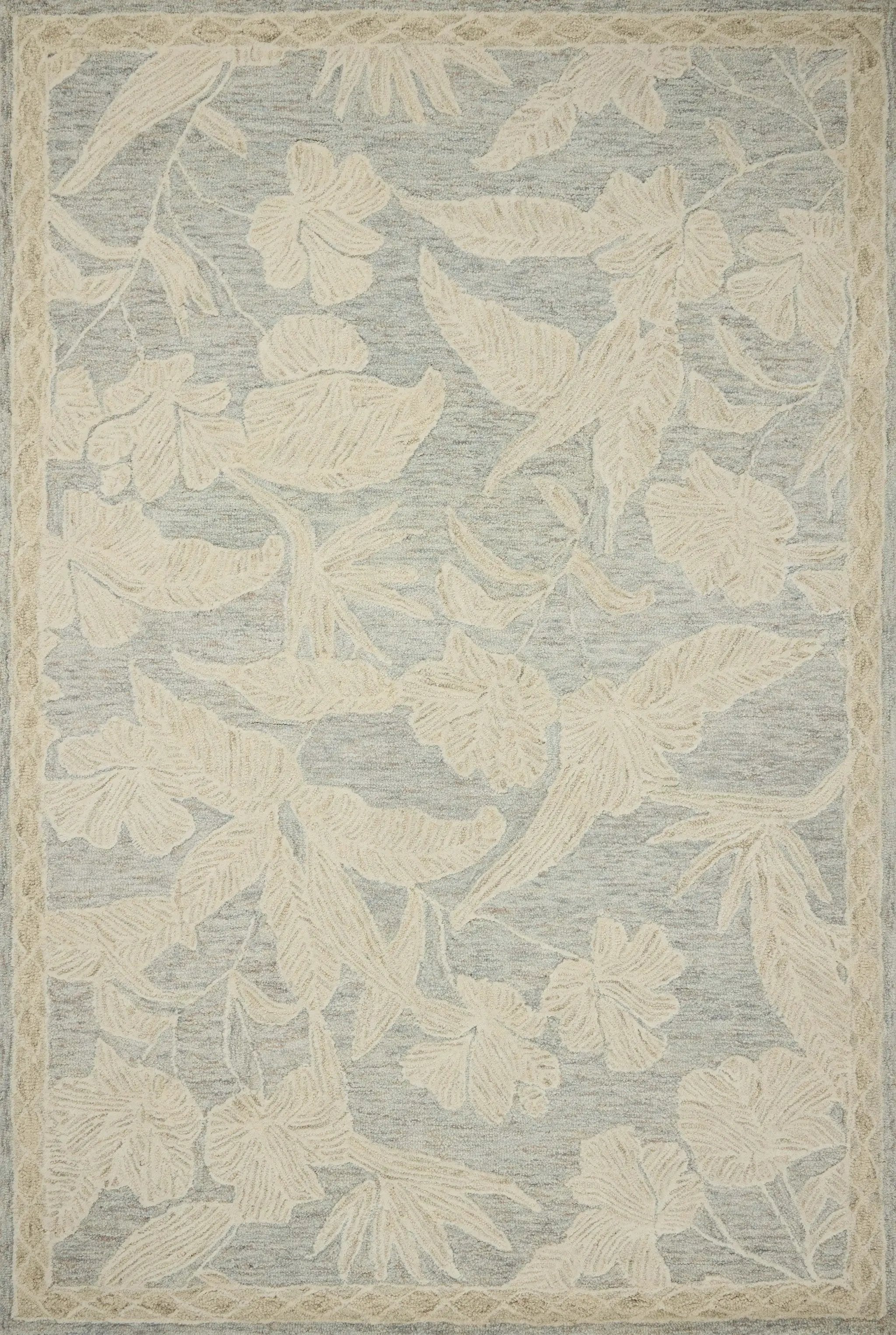 Lenore LNO-01 Blue / Natural Area Rug by Loloi