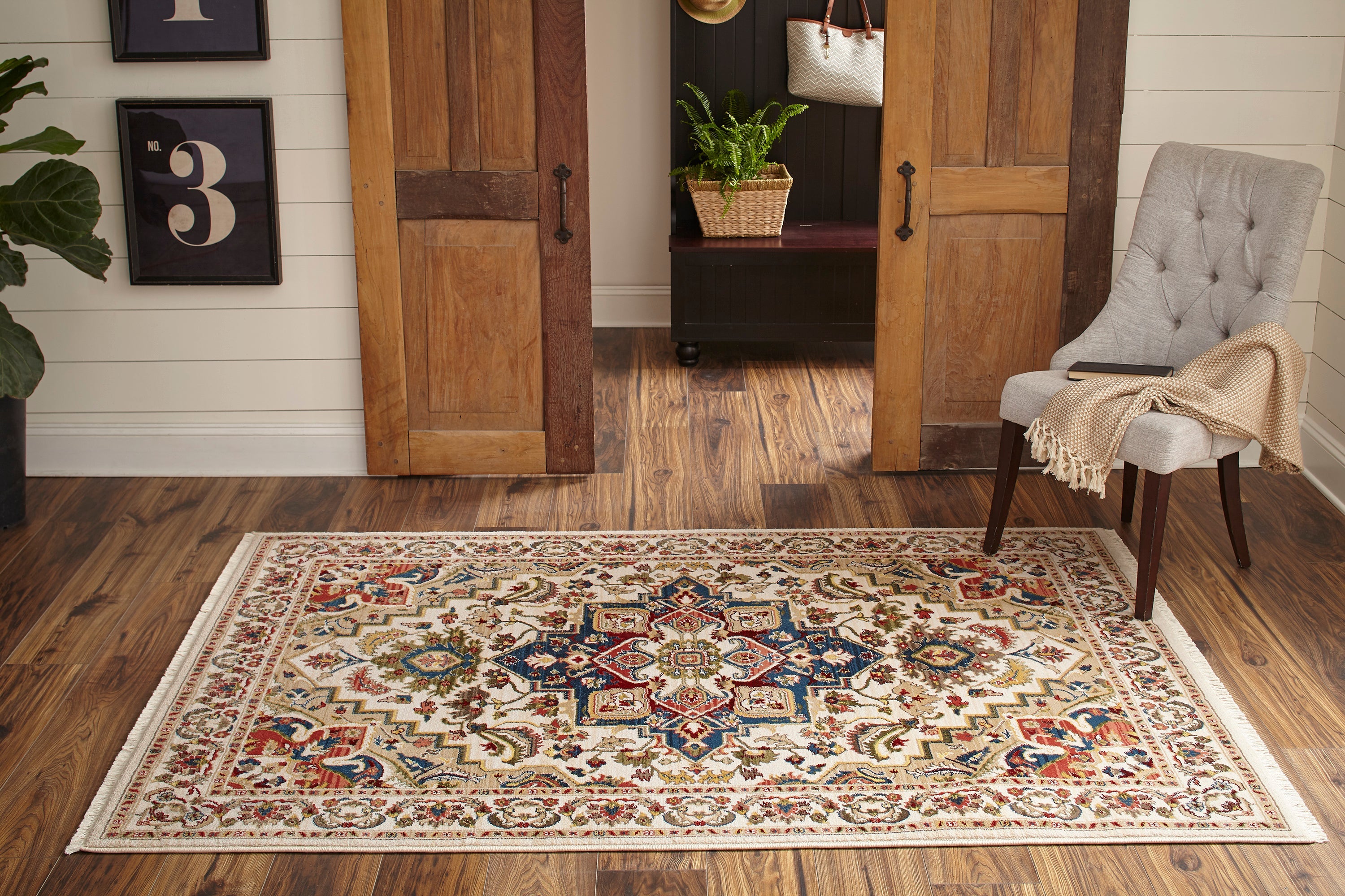 Momeni Lenox LE-01 Ivory Area Rug