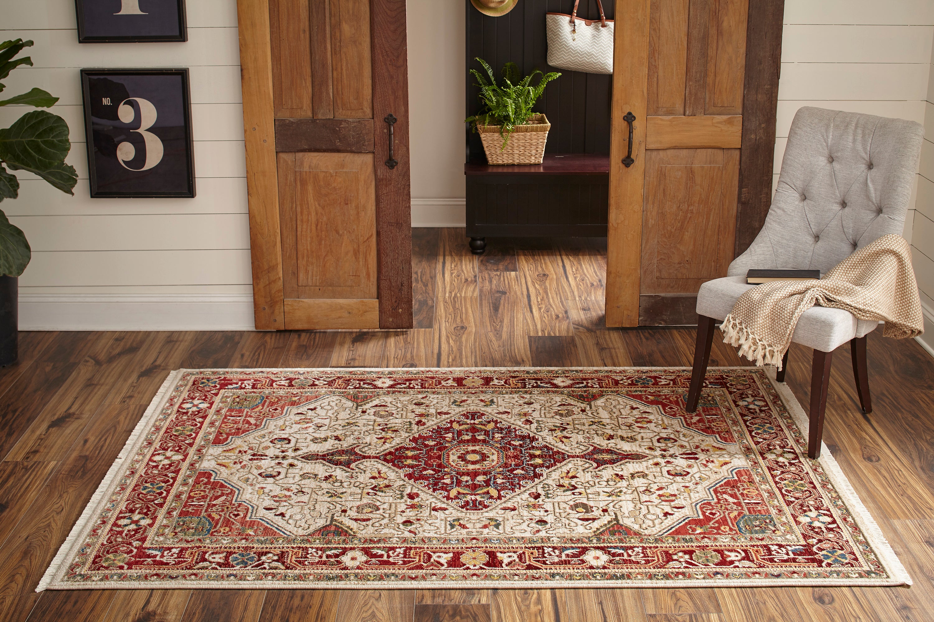 Momeni Lenox LE-02 Red Rug