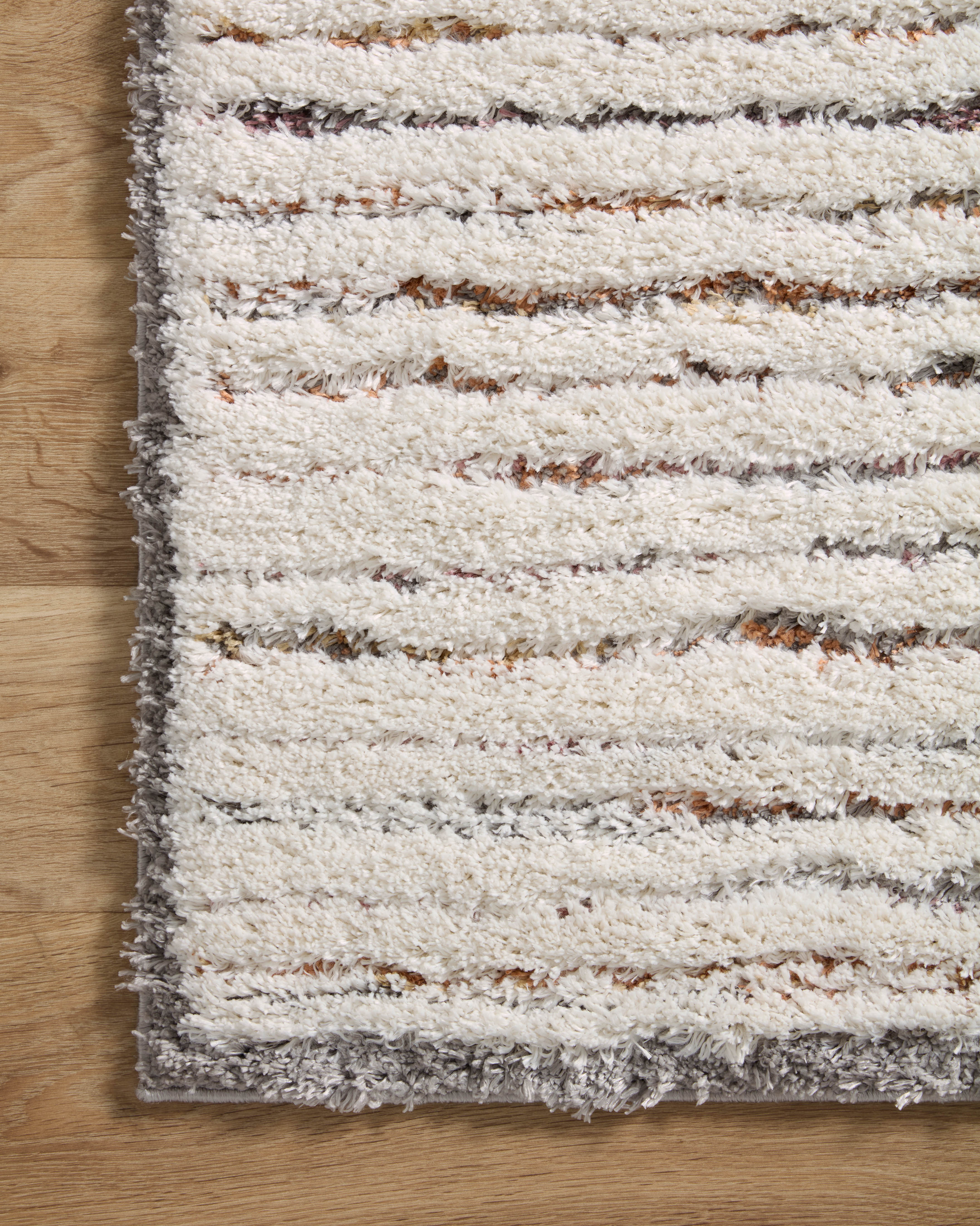 Loloi Levitt Shag LEV-01 Ivory / Multi Area Rug