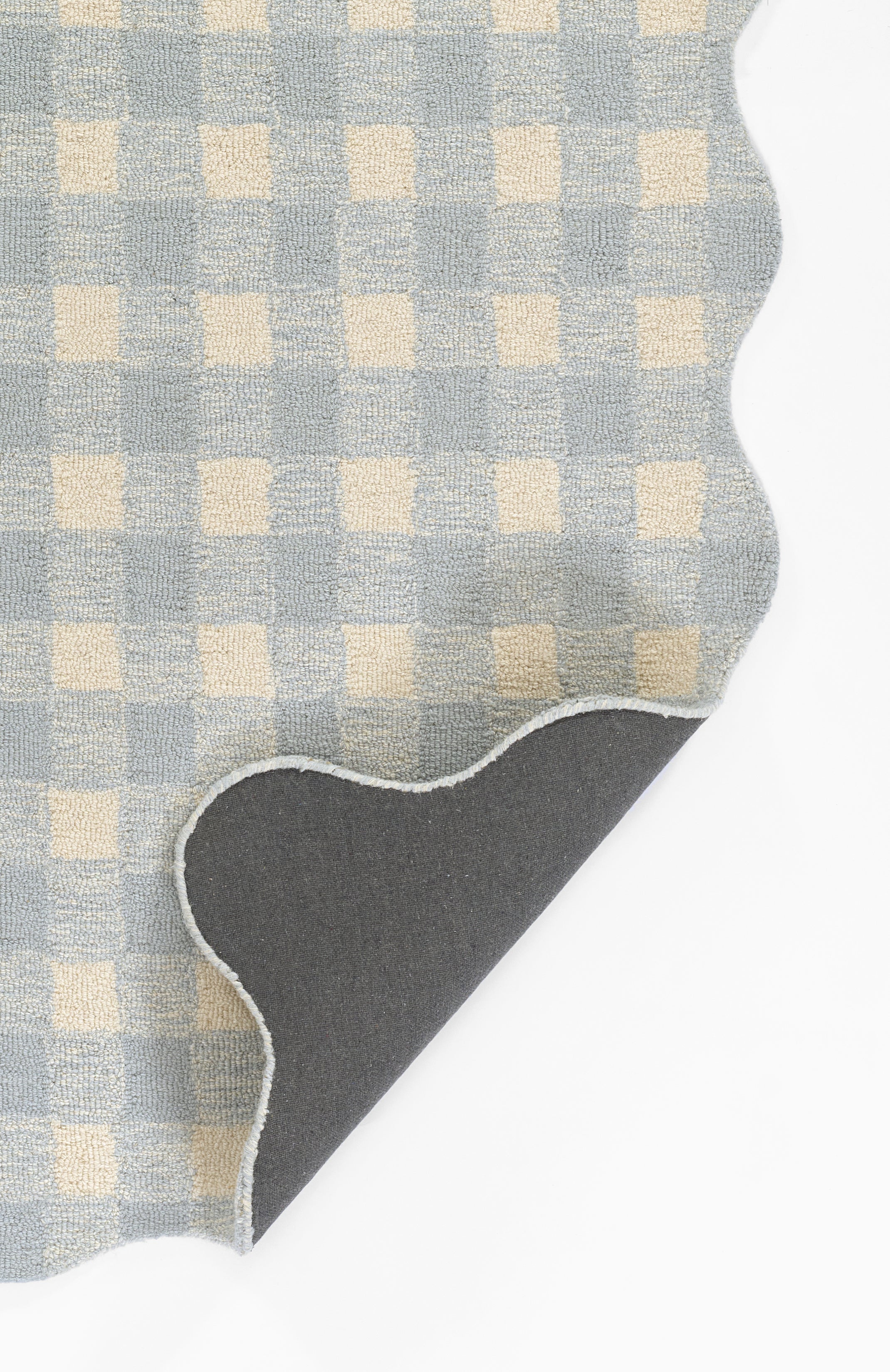 Lily LIY-1 Blue Area Rug, hand-tufted 100% wool with whimsical playful patterns