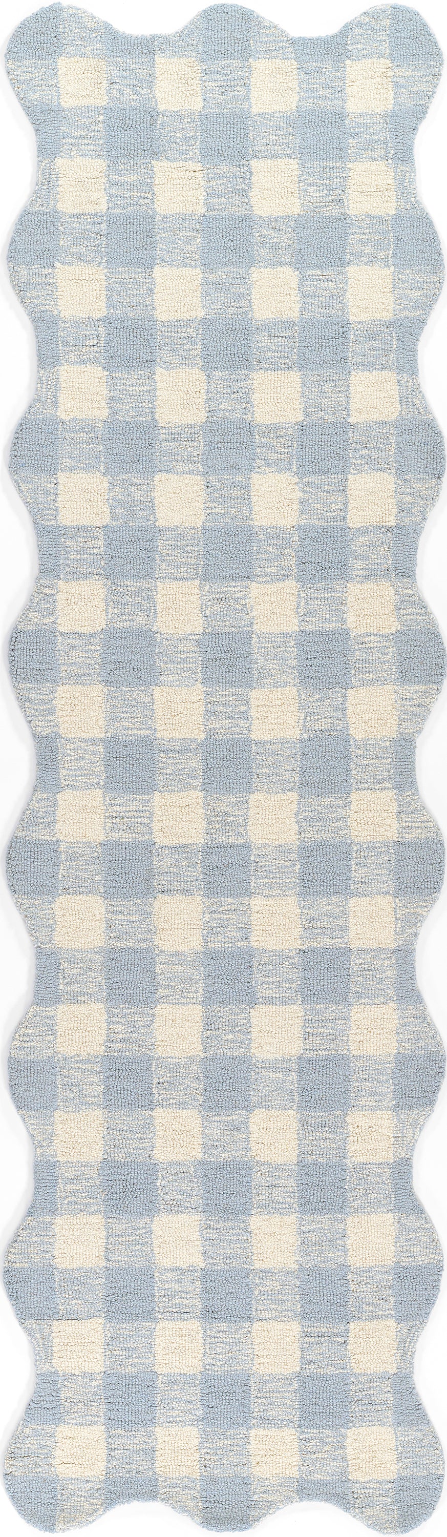 Lily LIY-1 Blue Area Rug, hand-tufted 100% wool with whimsical playful patterns