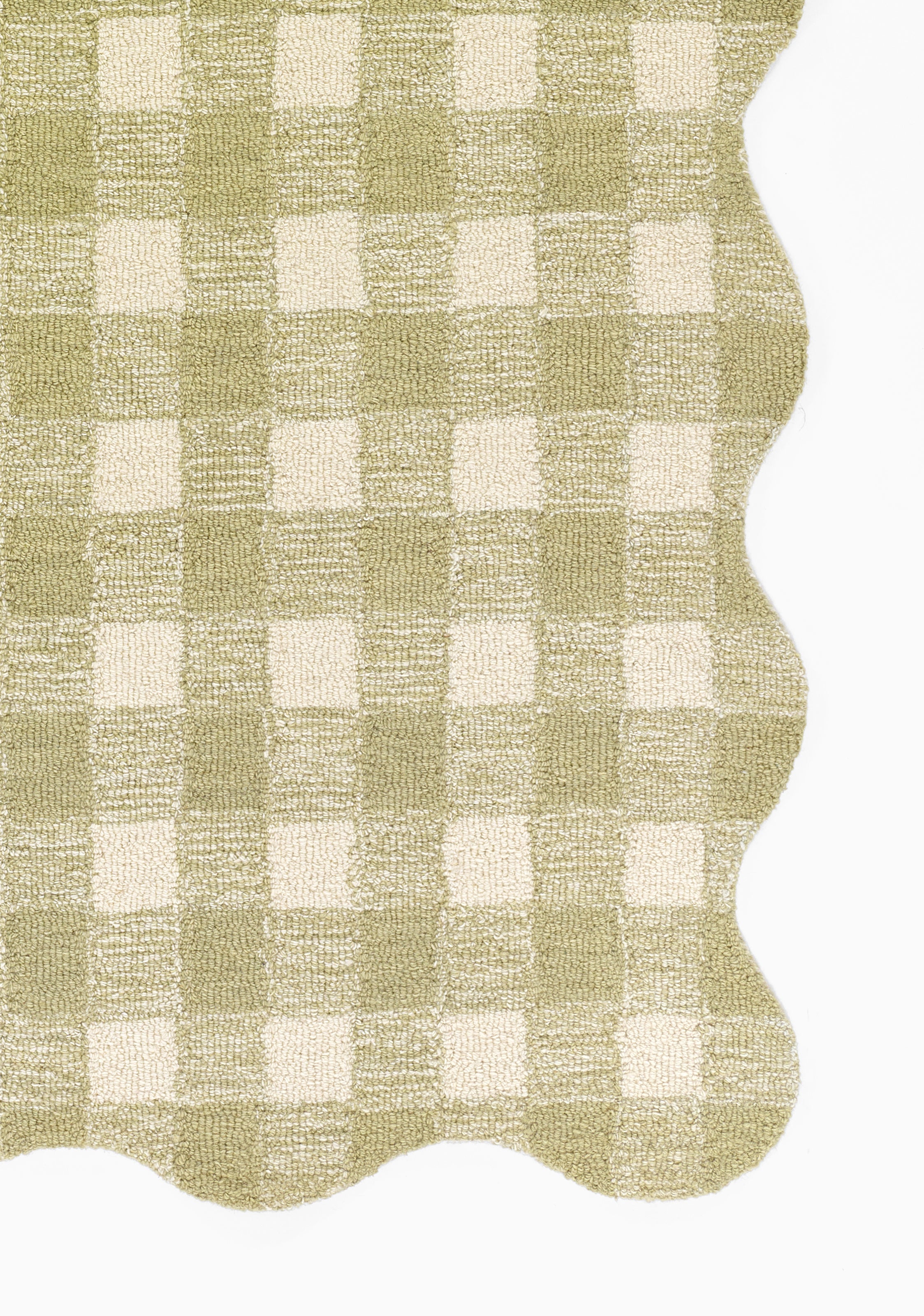 Lily LIY-1 Green Area Rug, soft pastel wool rug hand-tufted in India