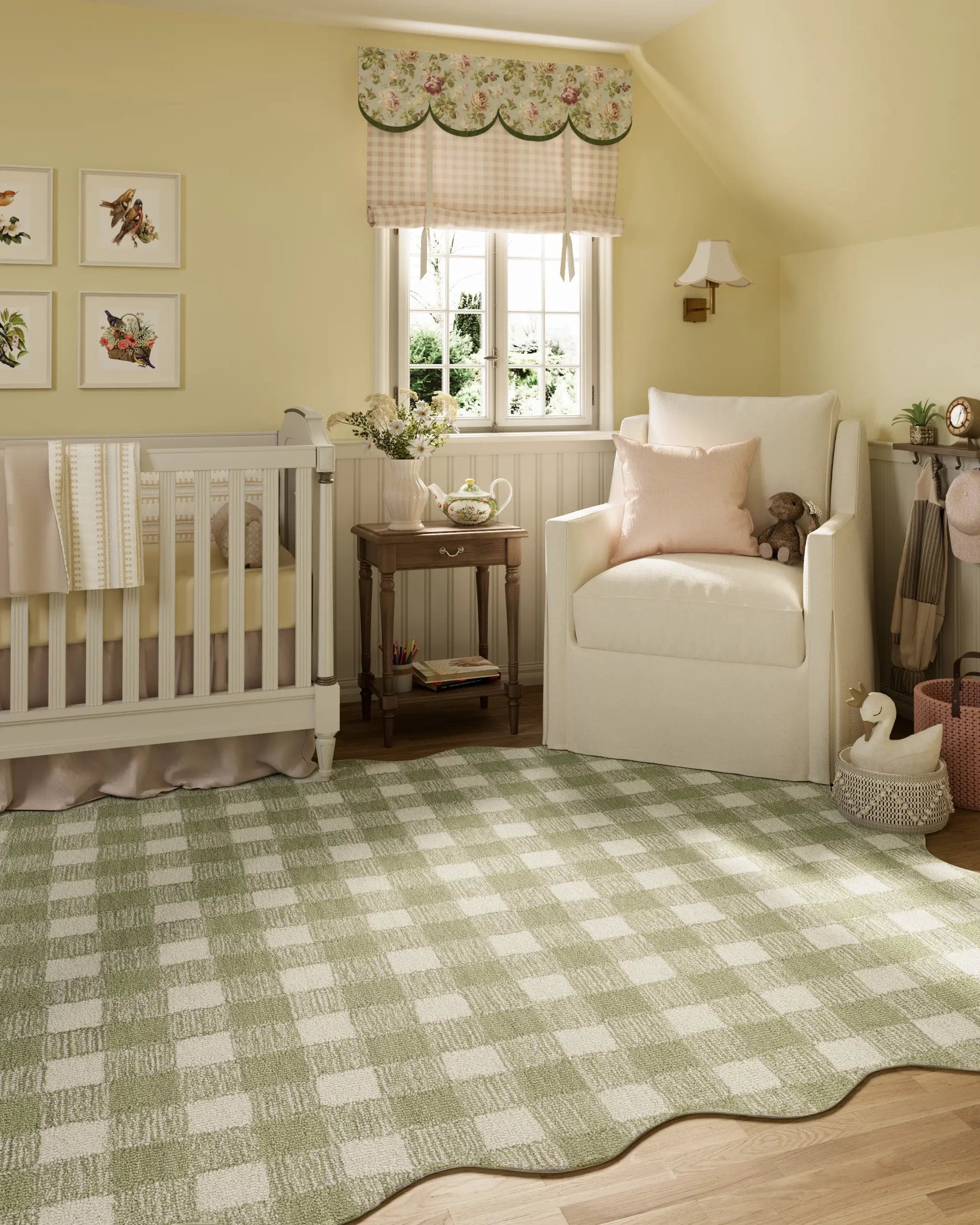 Lily LIY-1 Green Area Rug by Momeni