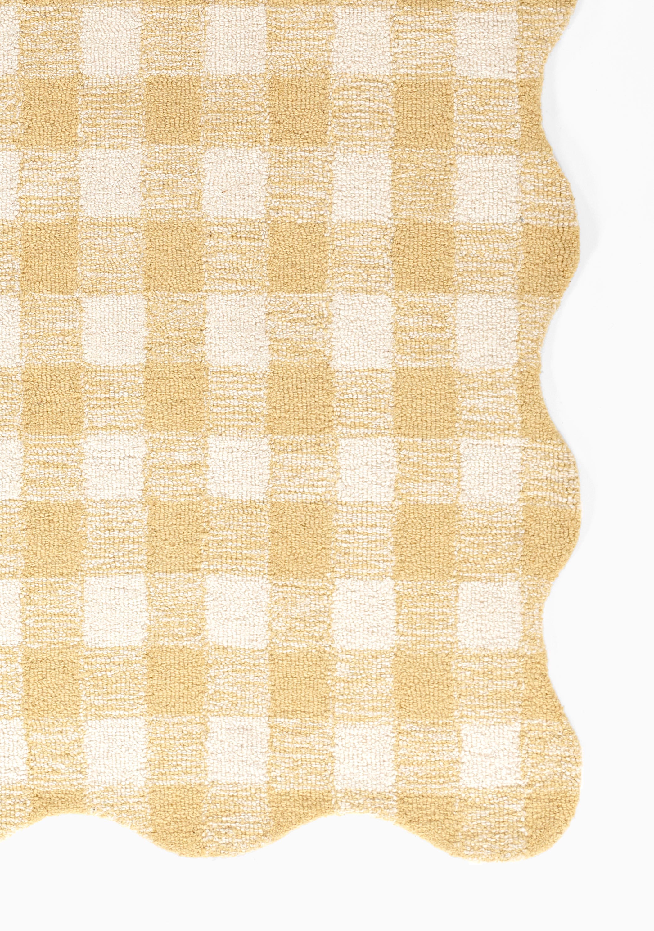 Lily LIY-1 Yellow Area Rug, cheerful hand-tufted wool with whimsical patterns