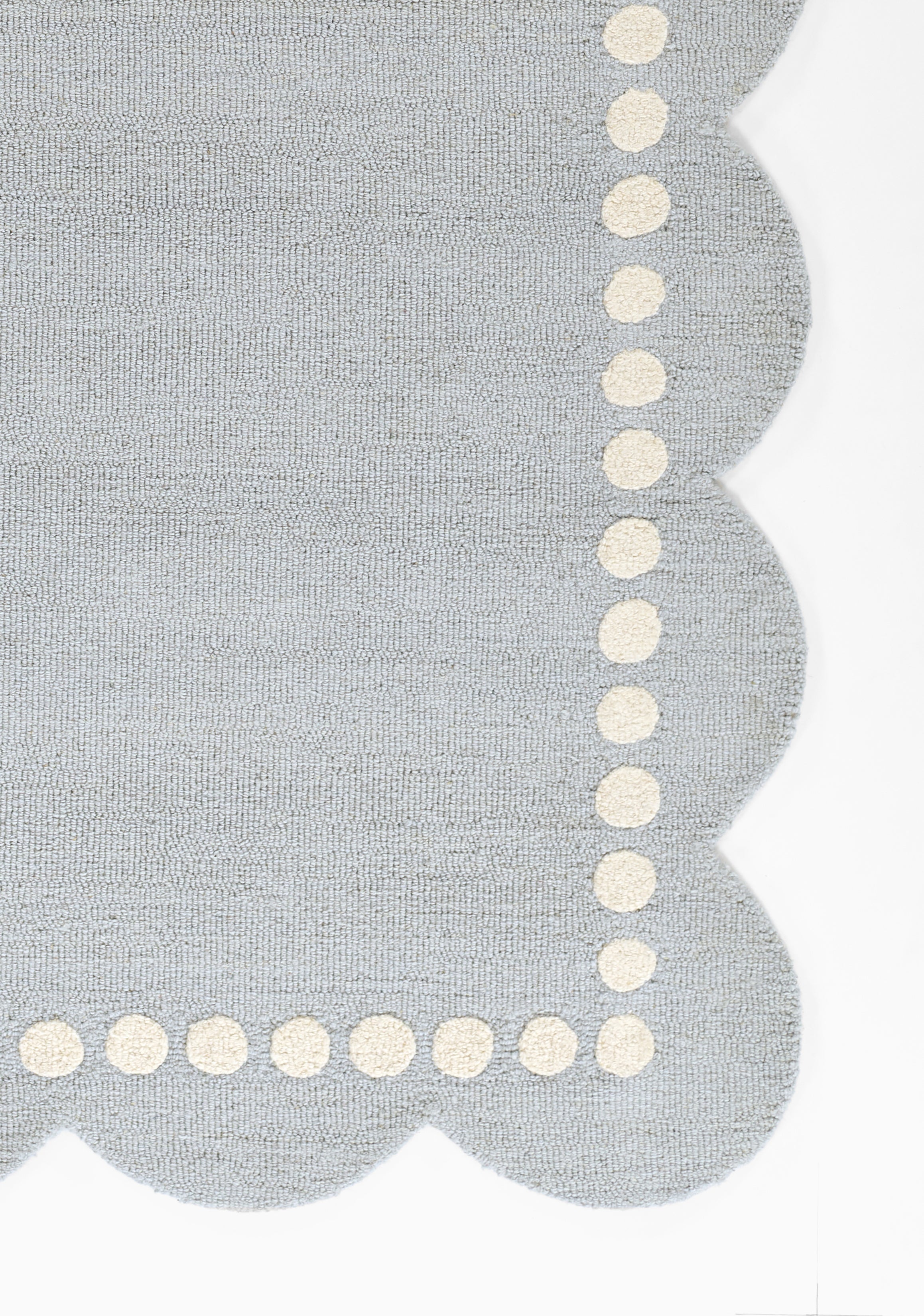 Lily LIY-3 Blue Area Rug, spirited hand-tufted wool rug for kids and nursery