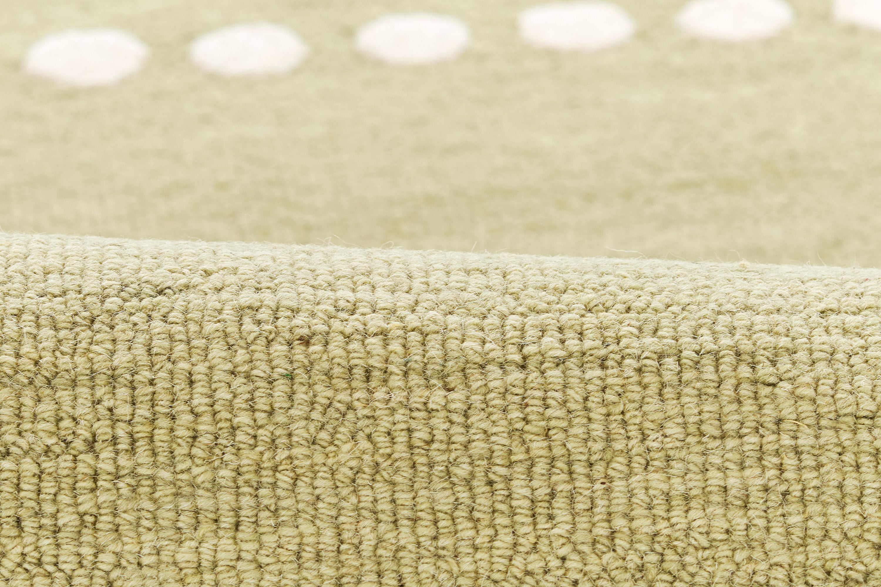 Lily LIY-3 Green Area Rug, nature-inspired hand-tufted wool with playful design