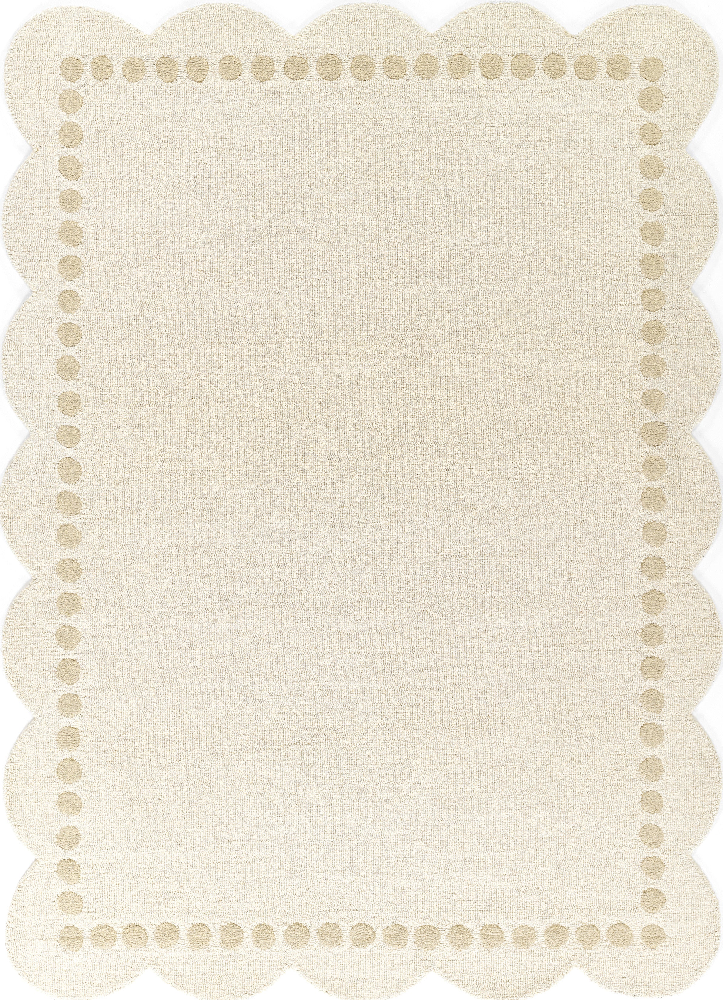 Lily LIY-3 Ivory Area Rug, versatile hand-tufted wool with whimsical patterns