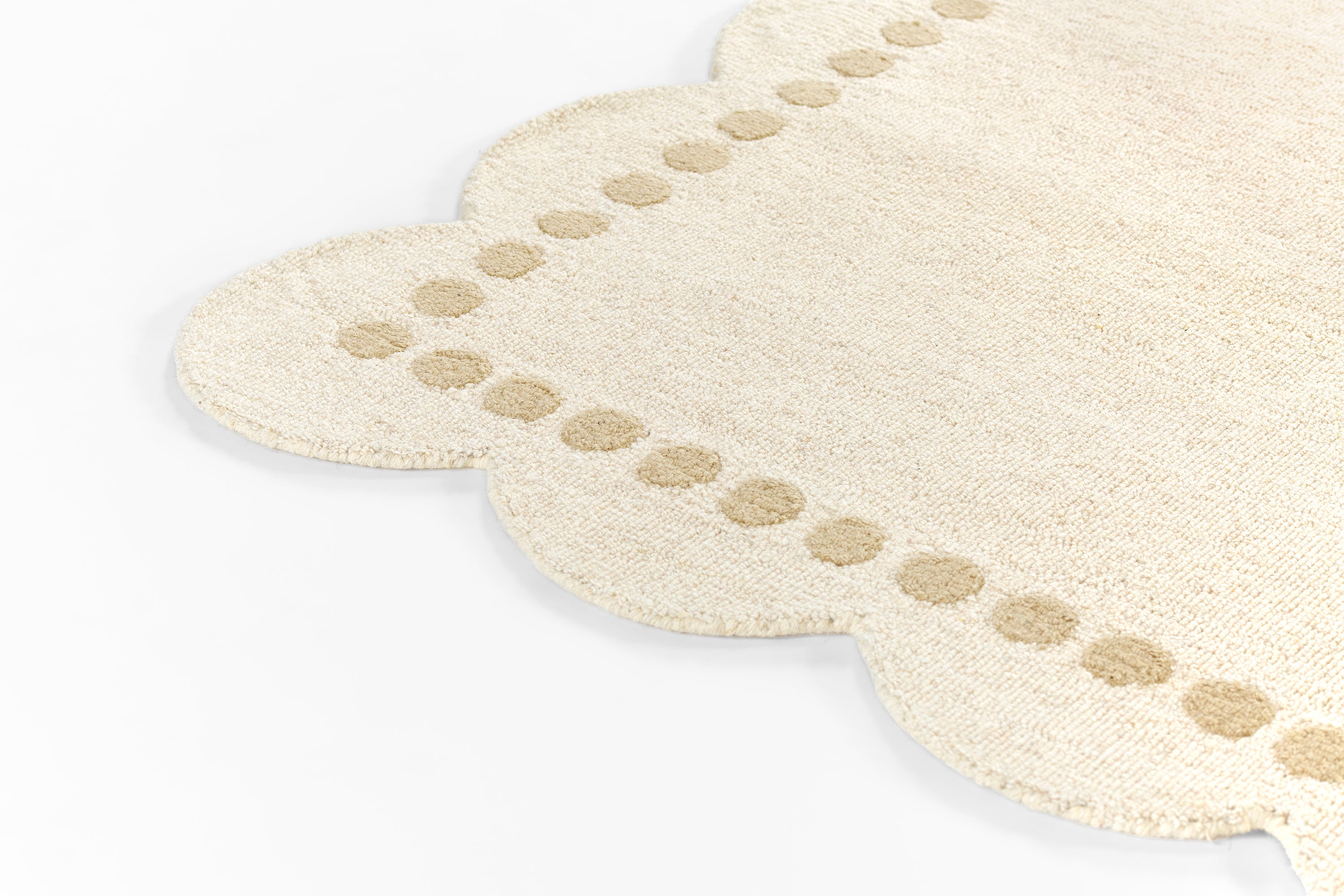 Lily LIY-3 Ivory Area Rug, versatile hand-tufted wool with whimsical patterns