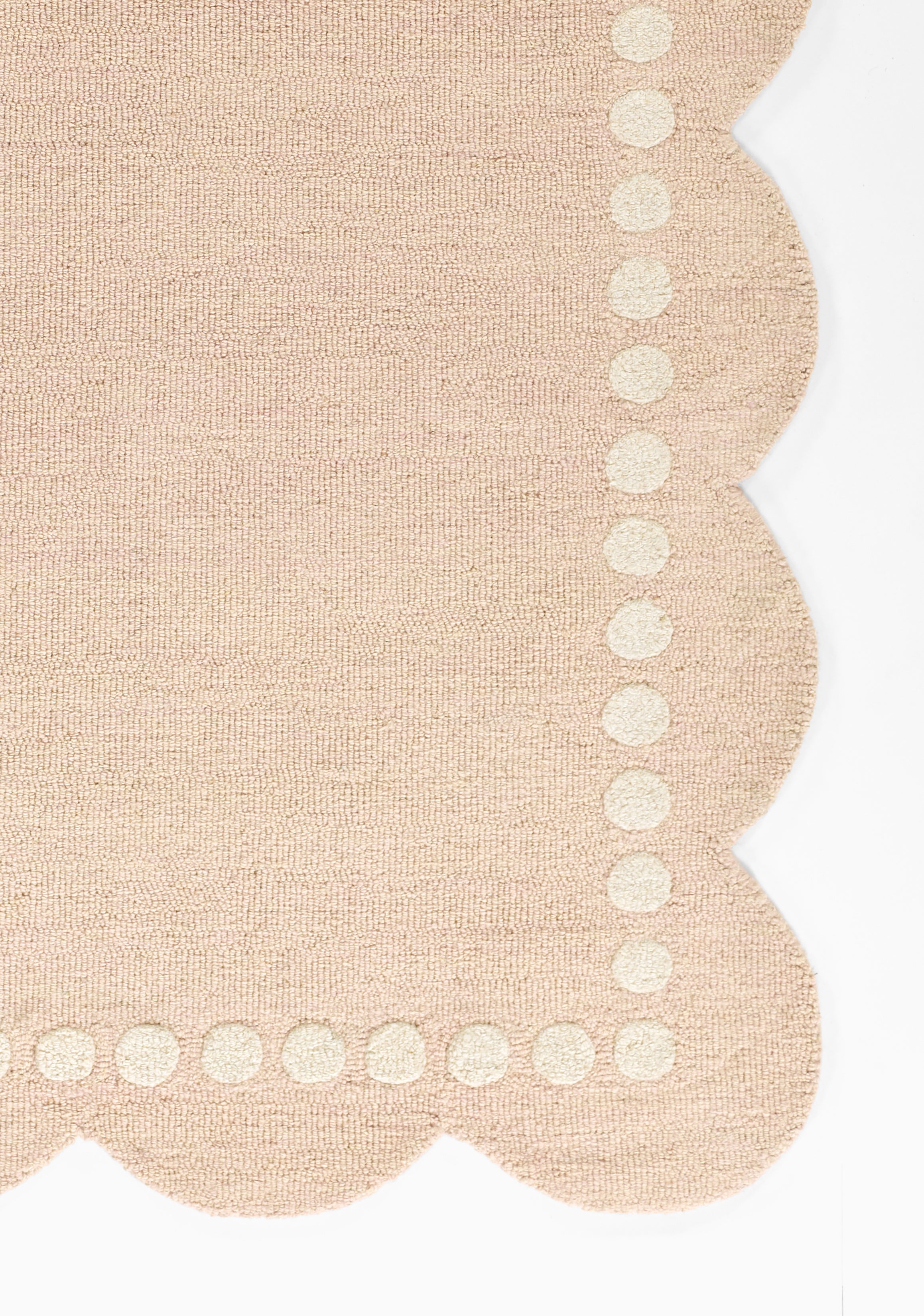 Lily LIY-3 Pink Area Rug, sweet pink hand-tufted wool for playful spaces