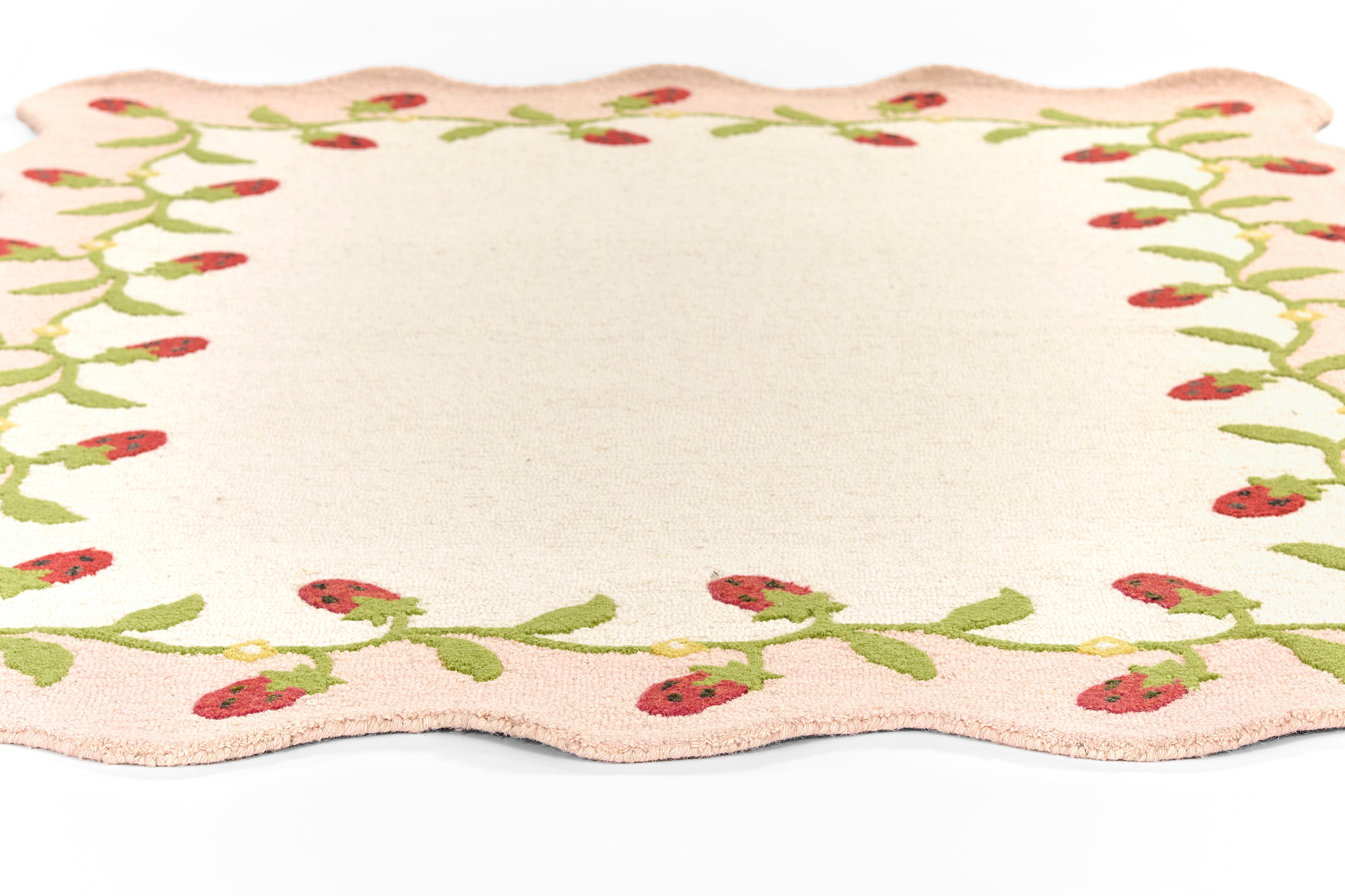 Lily LIY-6 Multicolor Area Rug, vibrant hand-tufted wool with playful patterns