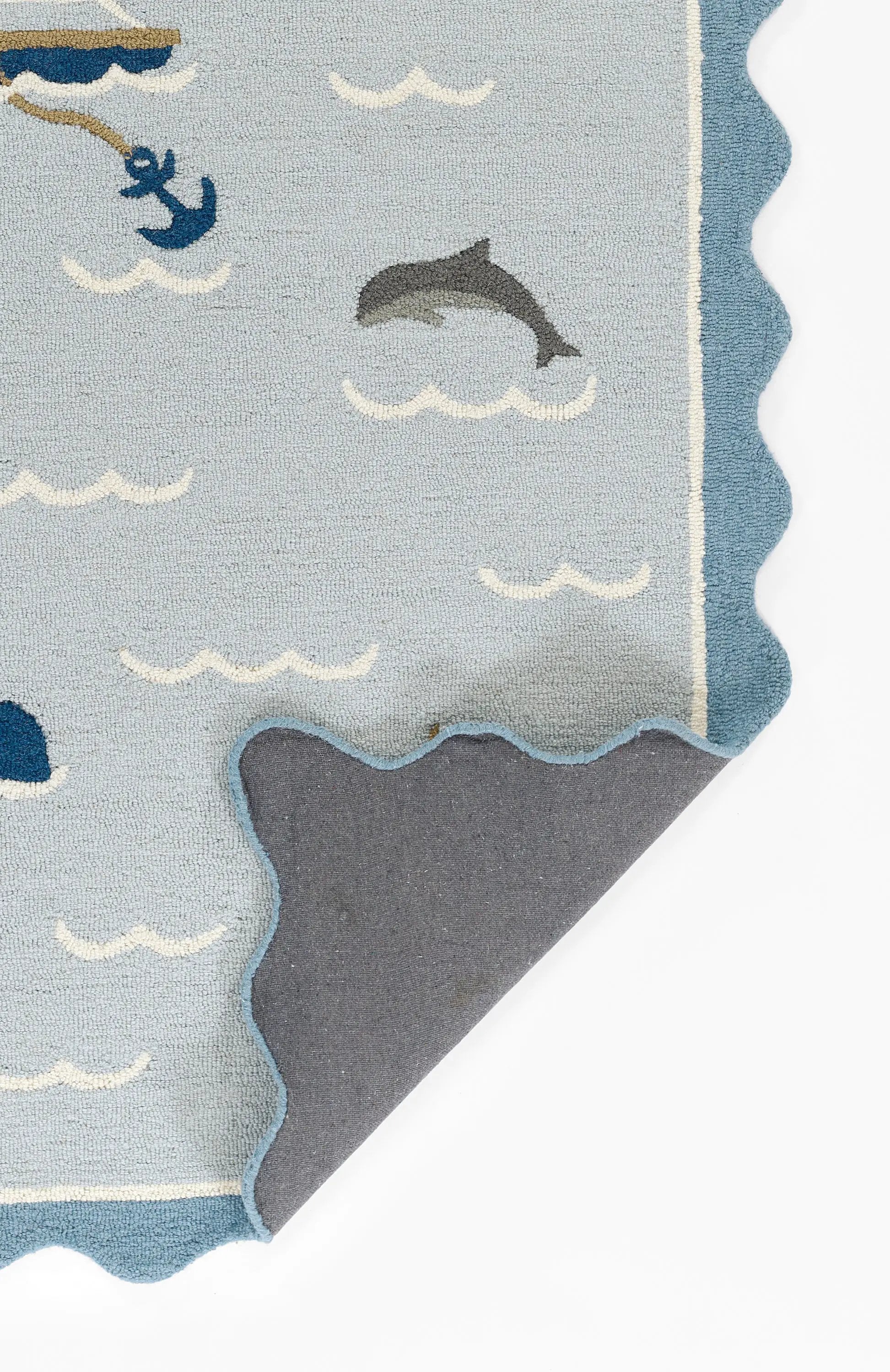 Lily LIY-7 Blue Area Rug by Momeni