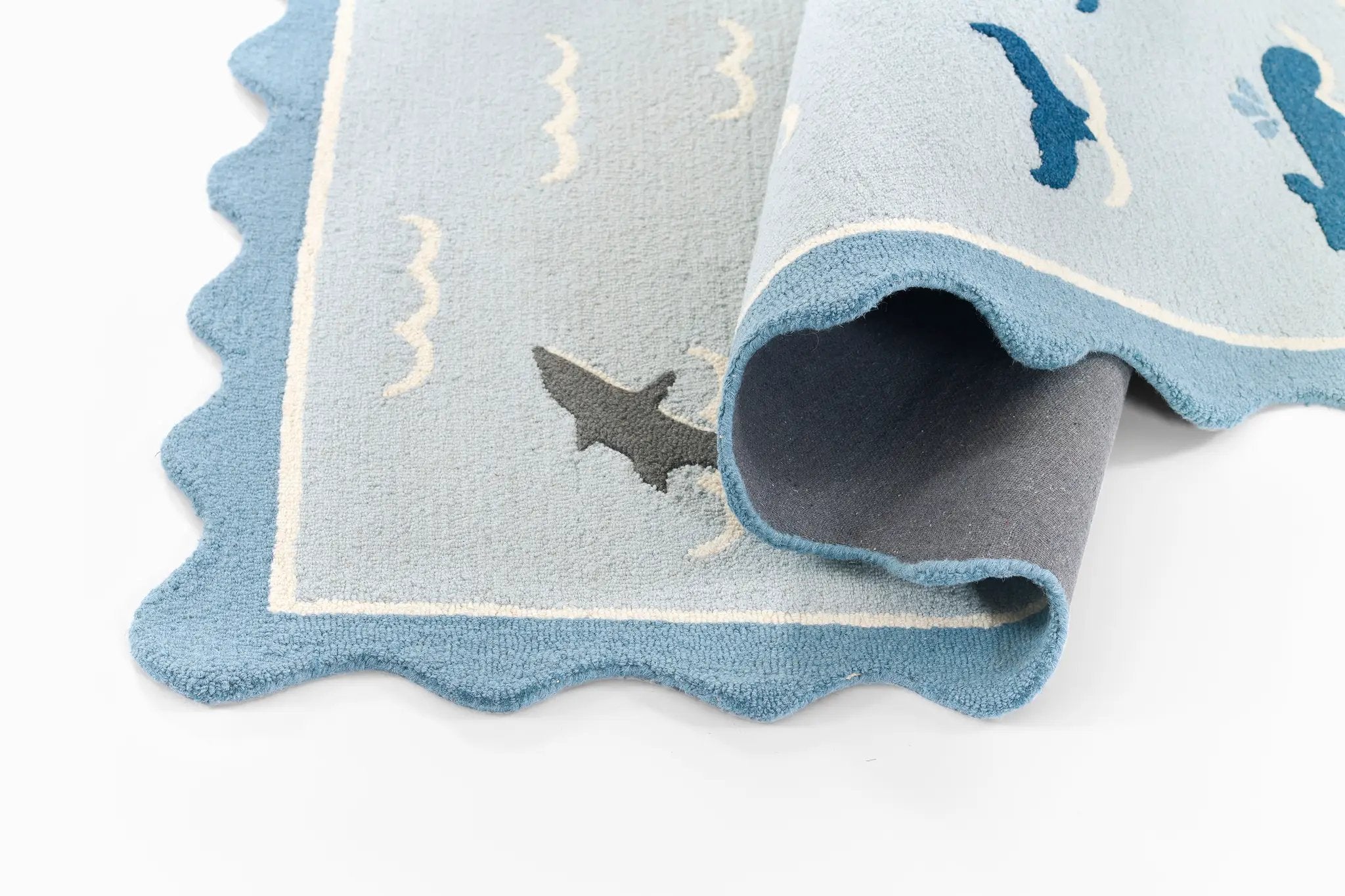 Lily LIY-7 Blue Area Rug by Momeni