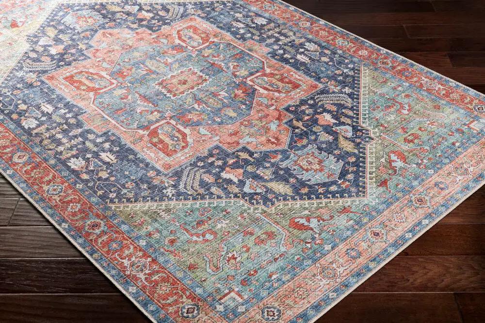 Amelie AML-2311 Navy Area Rug by LIVABLISS