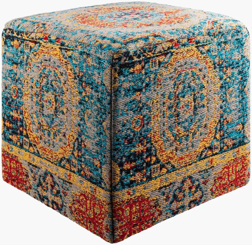 Amsterdam AMPF-001 Blue Ottoman by LIVABLISS
