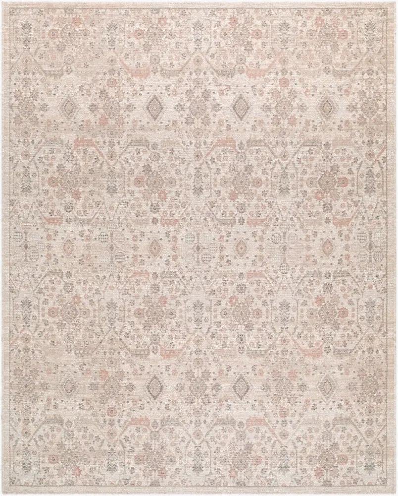 LIVABLISS Aston Villa ASV-2304 Ivory Traditional 100% Polyester Area Rug