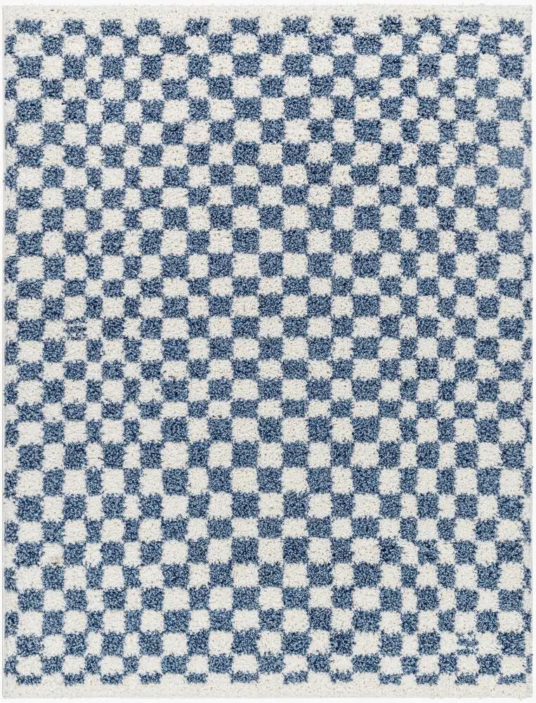 LIVABLISS Birmingham BMM-2320 Ivory and Blue Area Rug