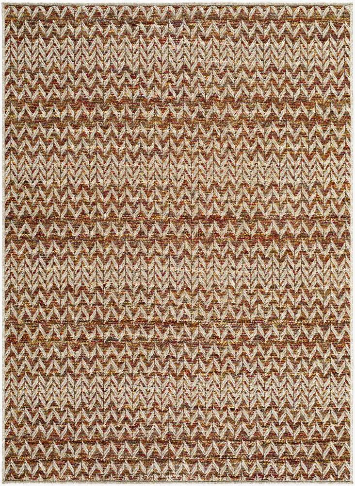 LIVABLISS Crete CEE-2301 Burnt-Orange Area Rug