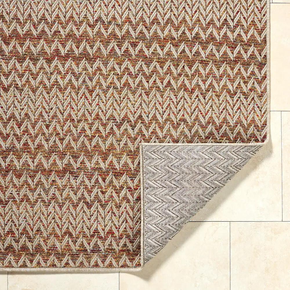 LIVABLISS Crete CEE-2301 Burnt-Orange Area Rug