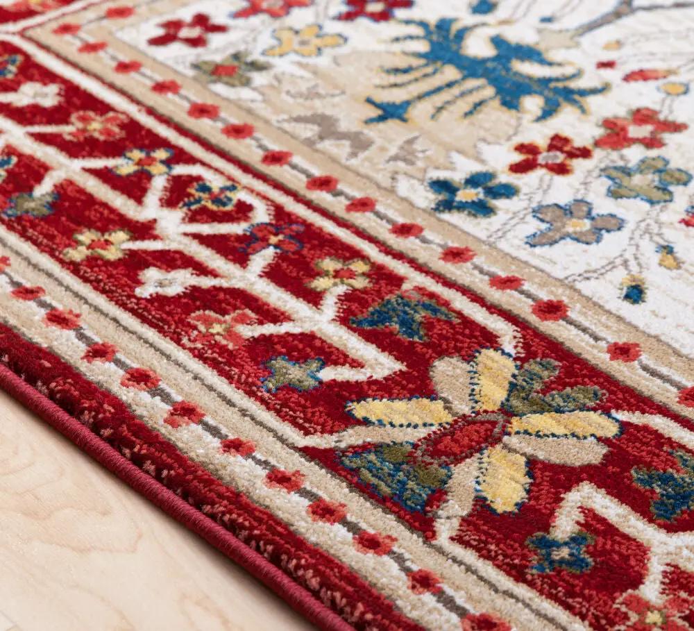 LIVABLISS Crafty CRT-2309 Red Area Rug