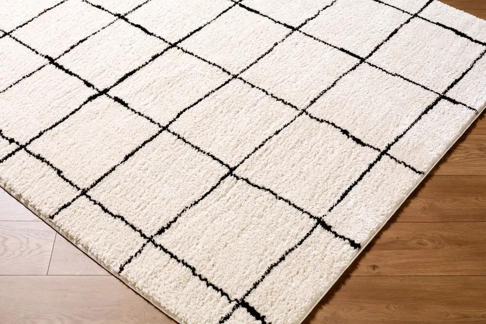 Rivoli EDRV-2300 Cream / Black Area Rug by Elle Decor x LIVABLISS