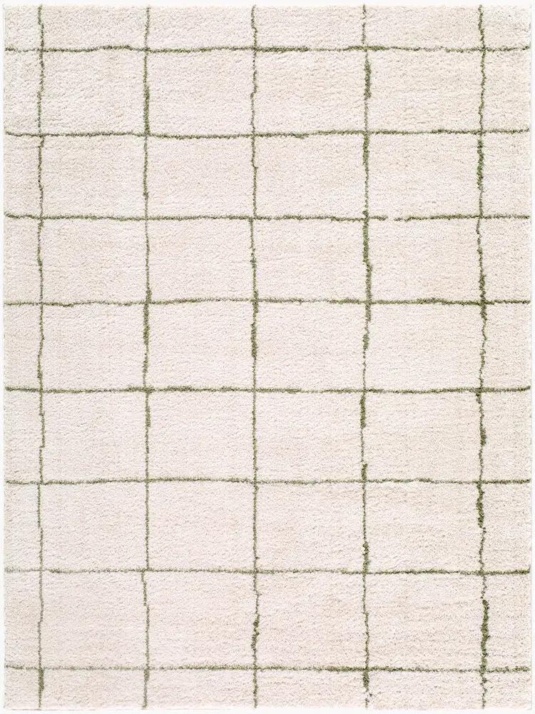 Rivoli EDRV-2301 Cream / Olive Area Rug by Elle Decor x LIVABLISS