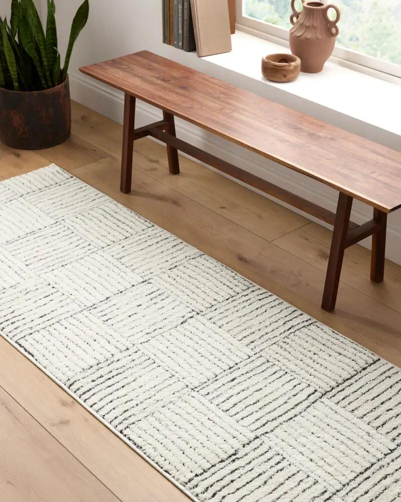 Architect GAAR-2300 Ivory / Black Area Rug by Galey Alix x LIVABLISS