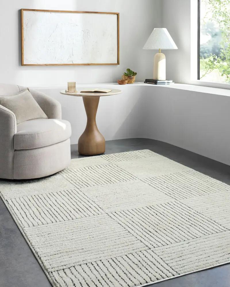 Architect GAAR-2300 Ivory / Black Area Rug by Galey Alix x LIVABLISS