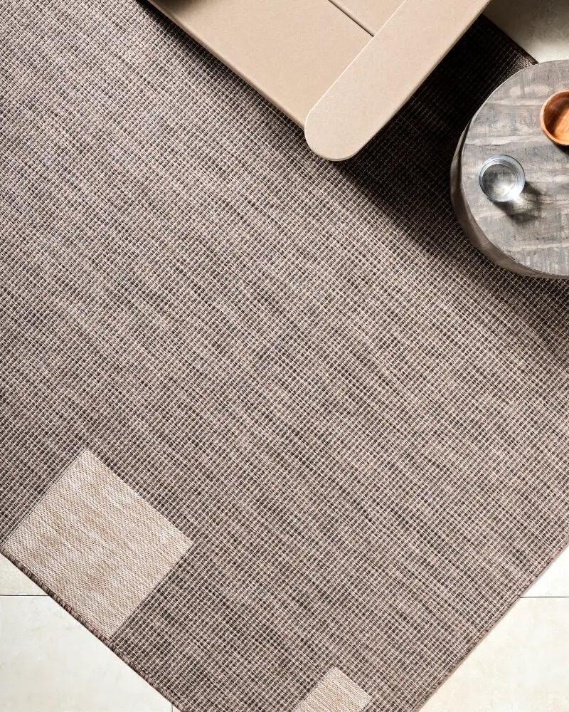 Livabliss x Galey Alix Boxwood GABO-2301 Dark-Brown Indoor and Outdoor Area Rug