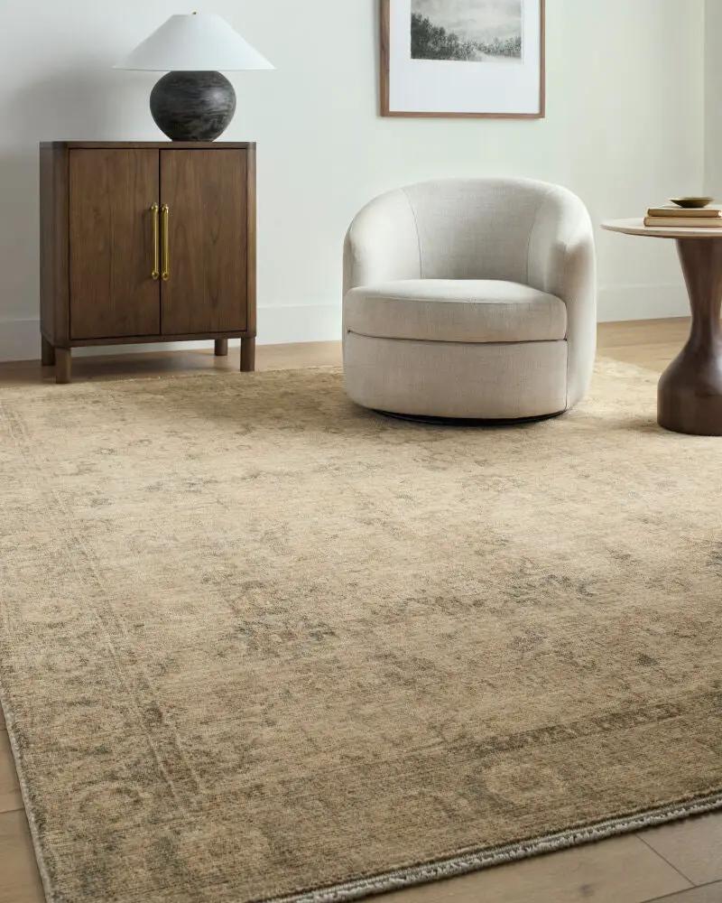 Fetscher GAHU-2301 Olive Area Rug by Galey Alix x LIVABLISS