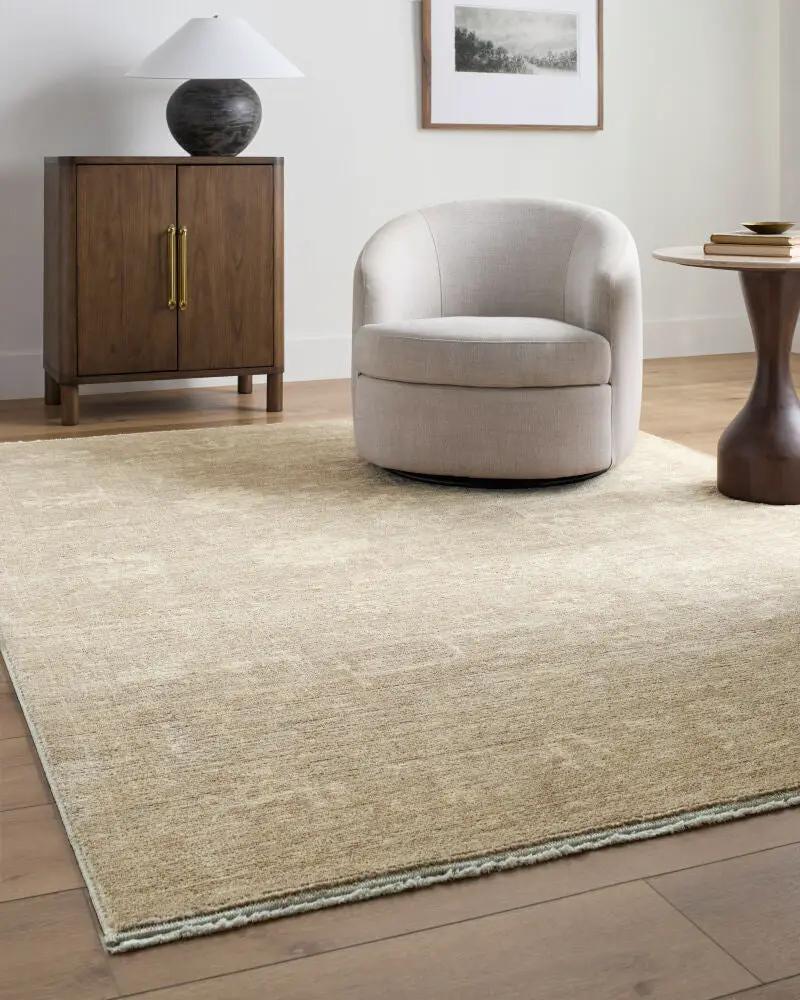 Fetscher GAHU-2302 Light-Brown Area Rug by Galey Alix x LIVABLISS