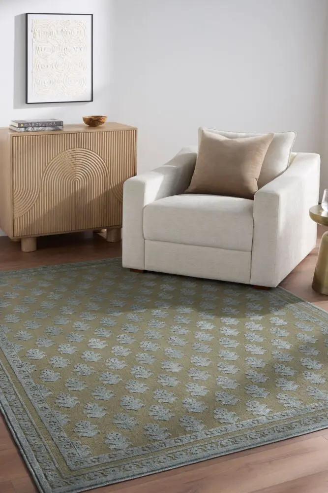Livabliss x Jenni Yolo Home Eleanor JYEN-2302 Olive Area Rug
