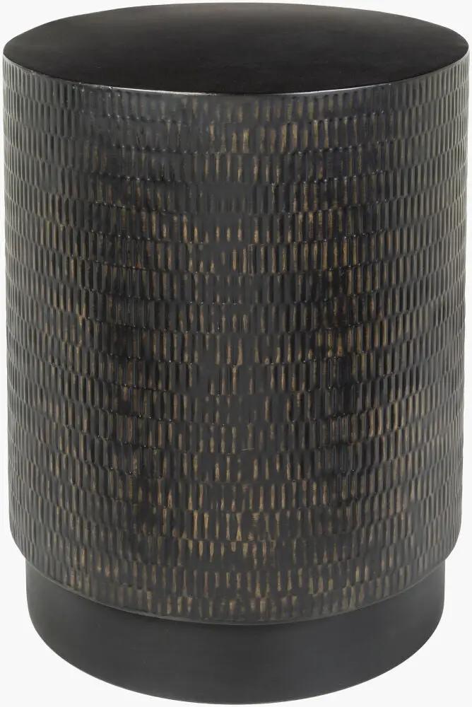 Amenet NEA-001 Gold / Black End Table by LIVABLISS