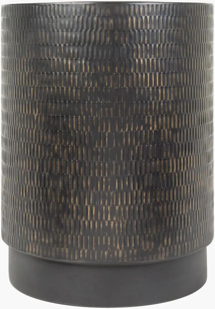 Amenet NEA-001 Gold / Black End Table by LIVABLISS