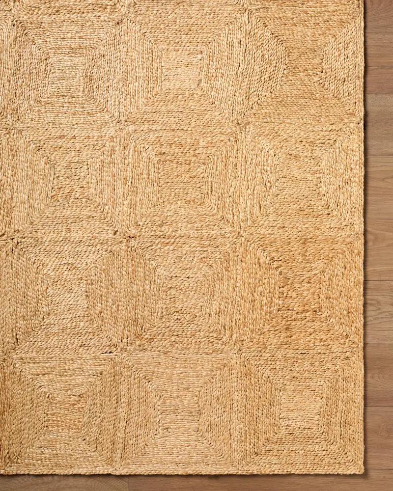 Patricia Rodi x LIVABLISS Ardea PRAD-2300 Beige Handwoven 100% Jute Area Rug
