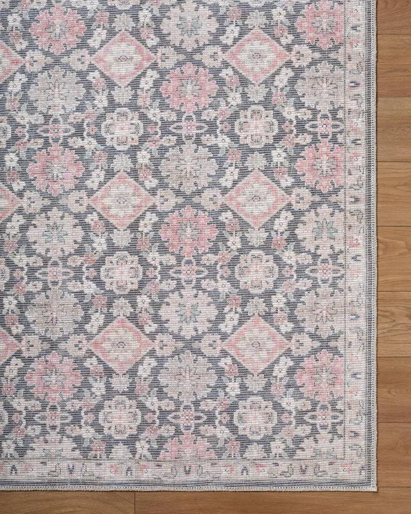 Patricia Rodi x LIVABLISS Aurora PRAR-2300 Slate Gray Jute-Polyester Machine-Woven Area Rug